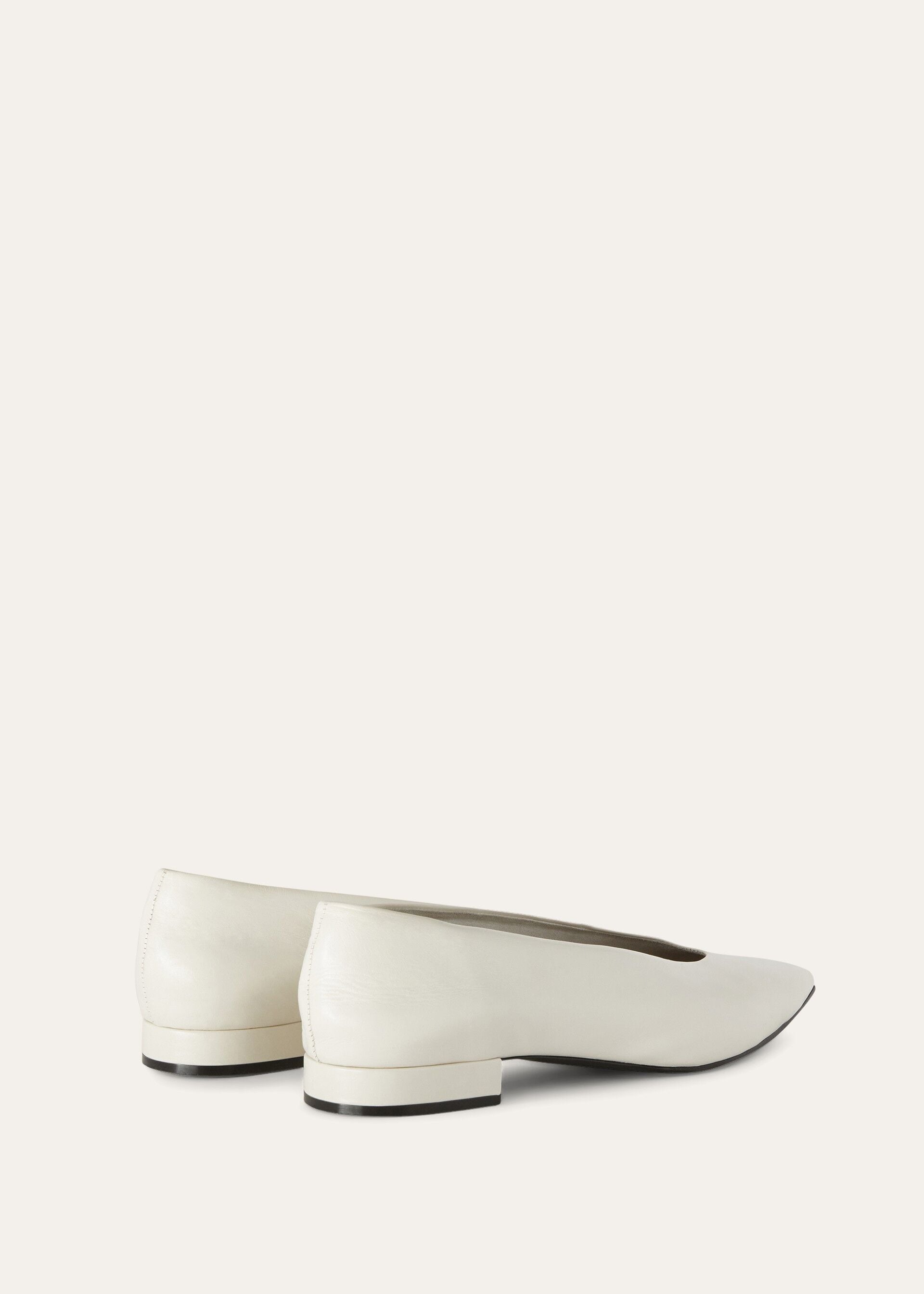 Rebecca Ballet Flat - Light White Milk
