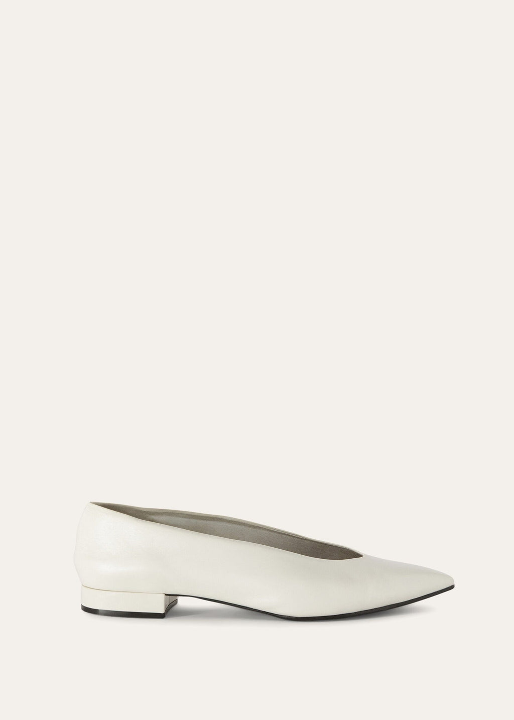 Rebecca Ballet Flat - Light White Milk