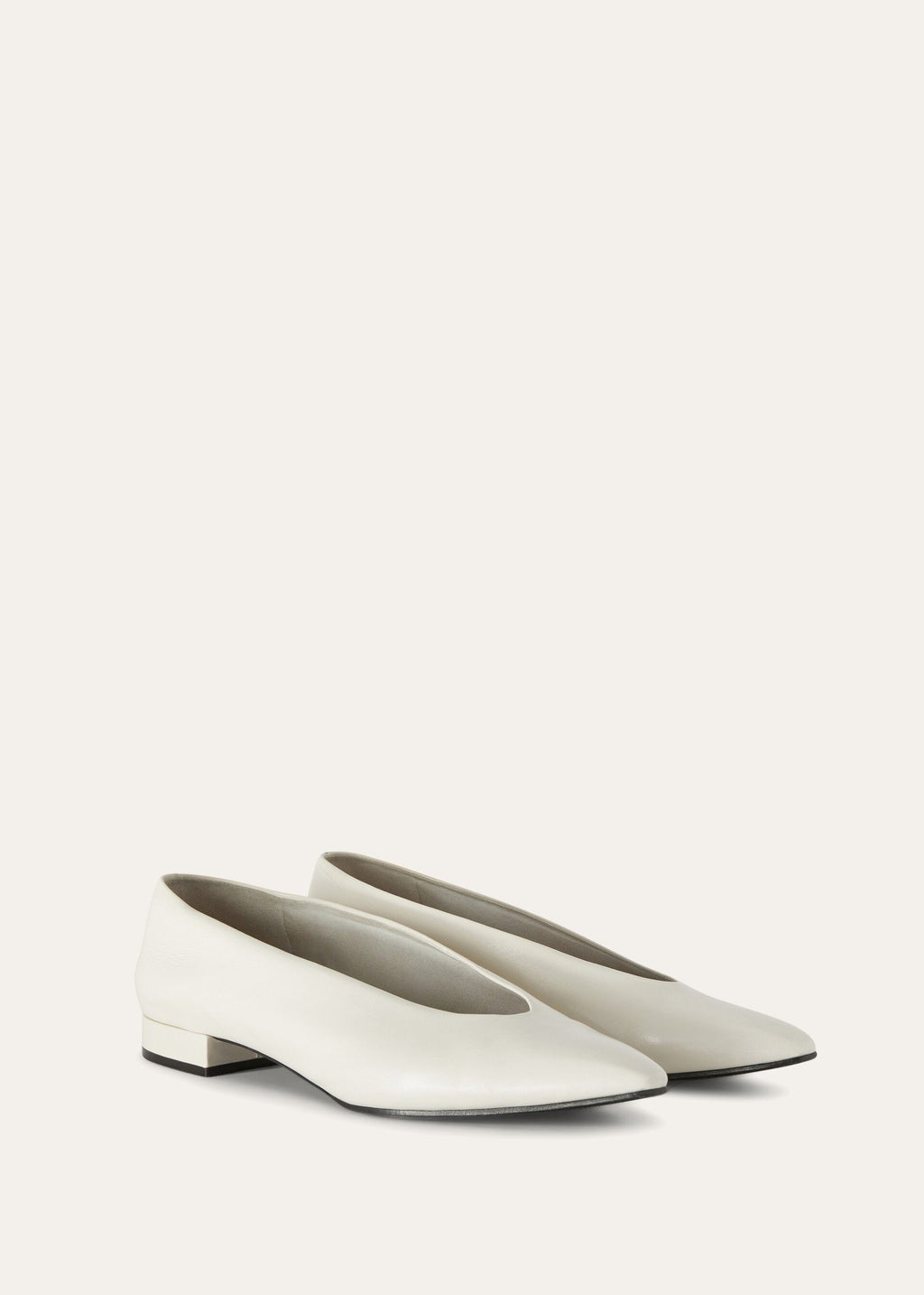 Rebecca Ballet Flat - Light White Milk