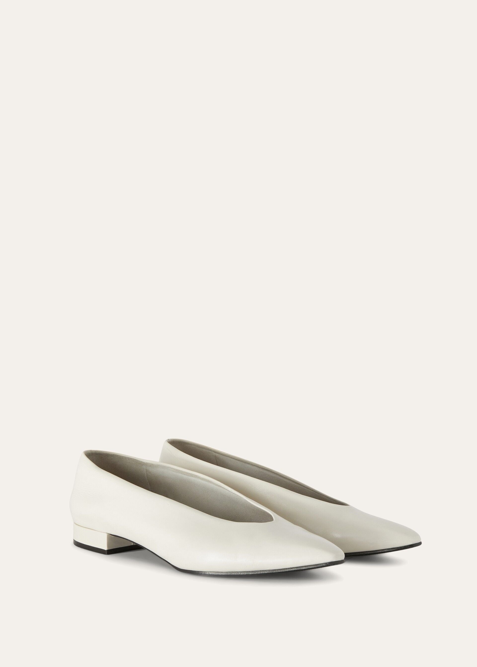 Rebecca Ballet Flat - Light White Milk