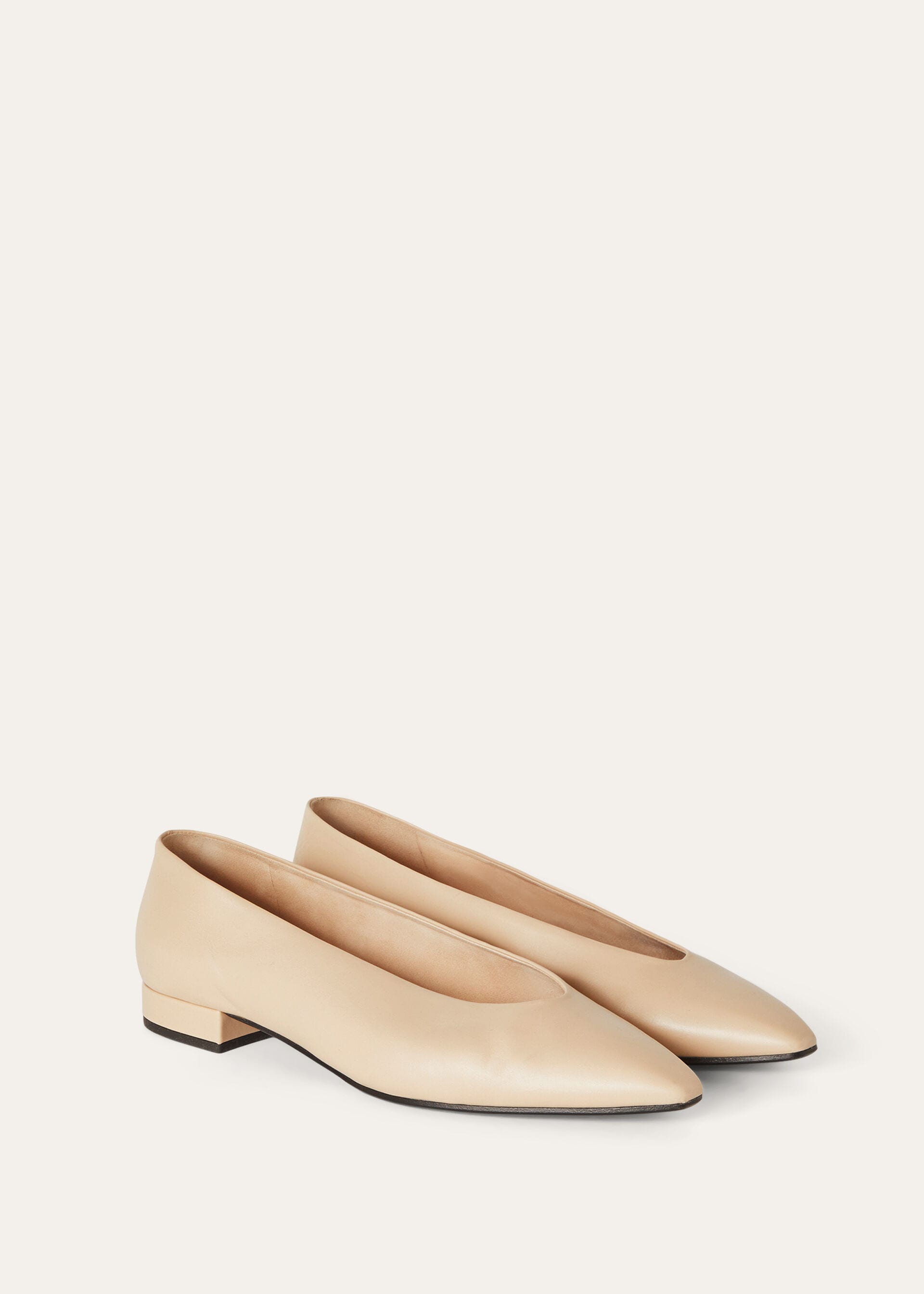 Rebecca Ballet Flat - Natural Light Camel