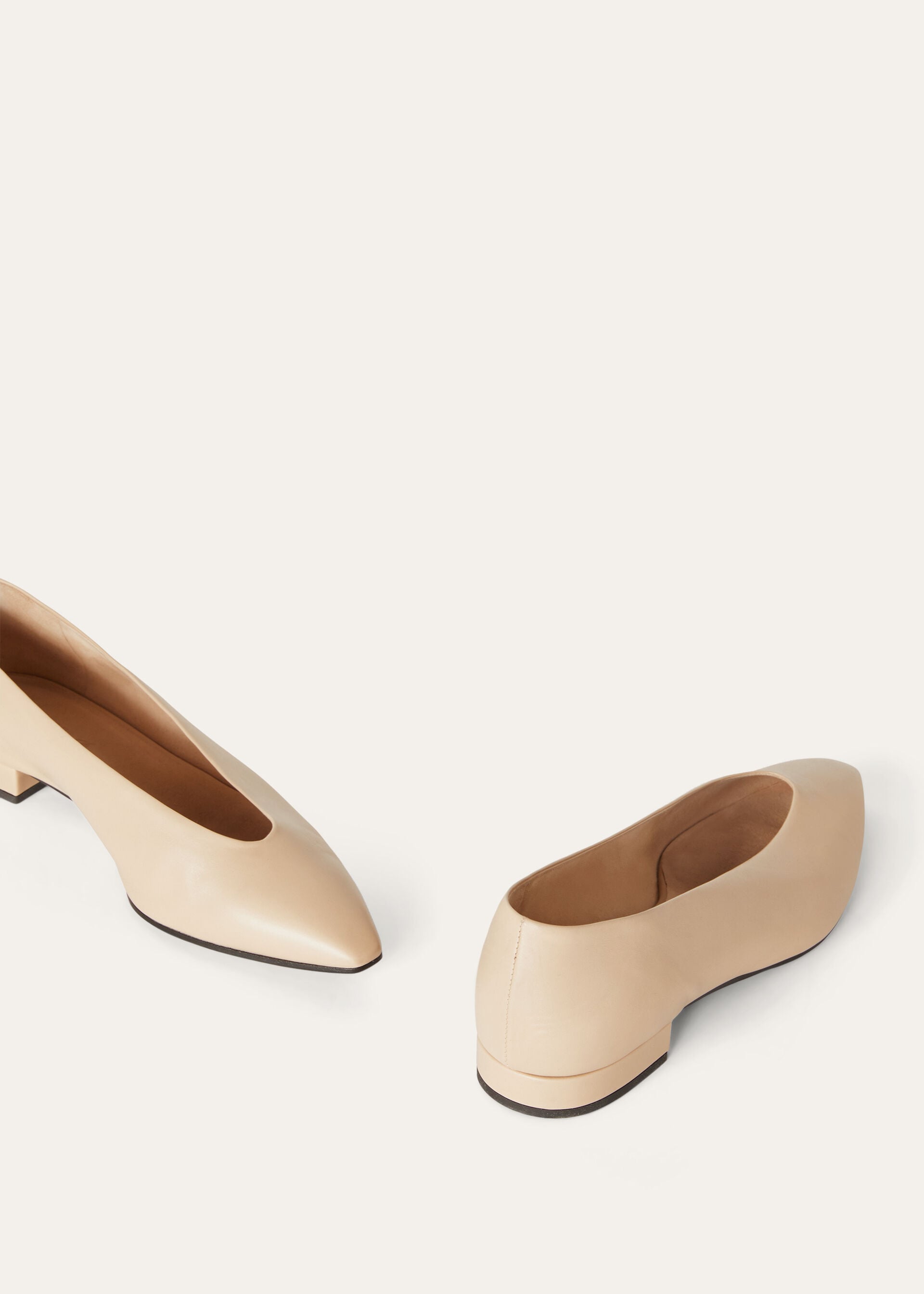 Rebecca Ballet Flat - Natural Light Camel