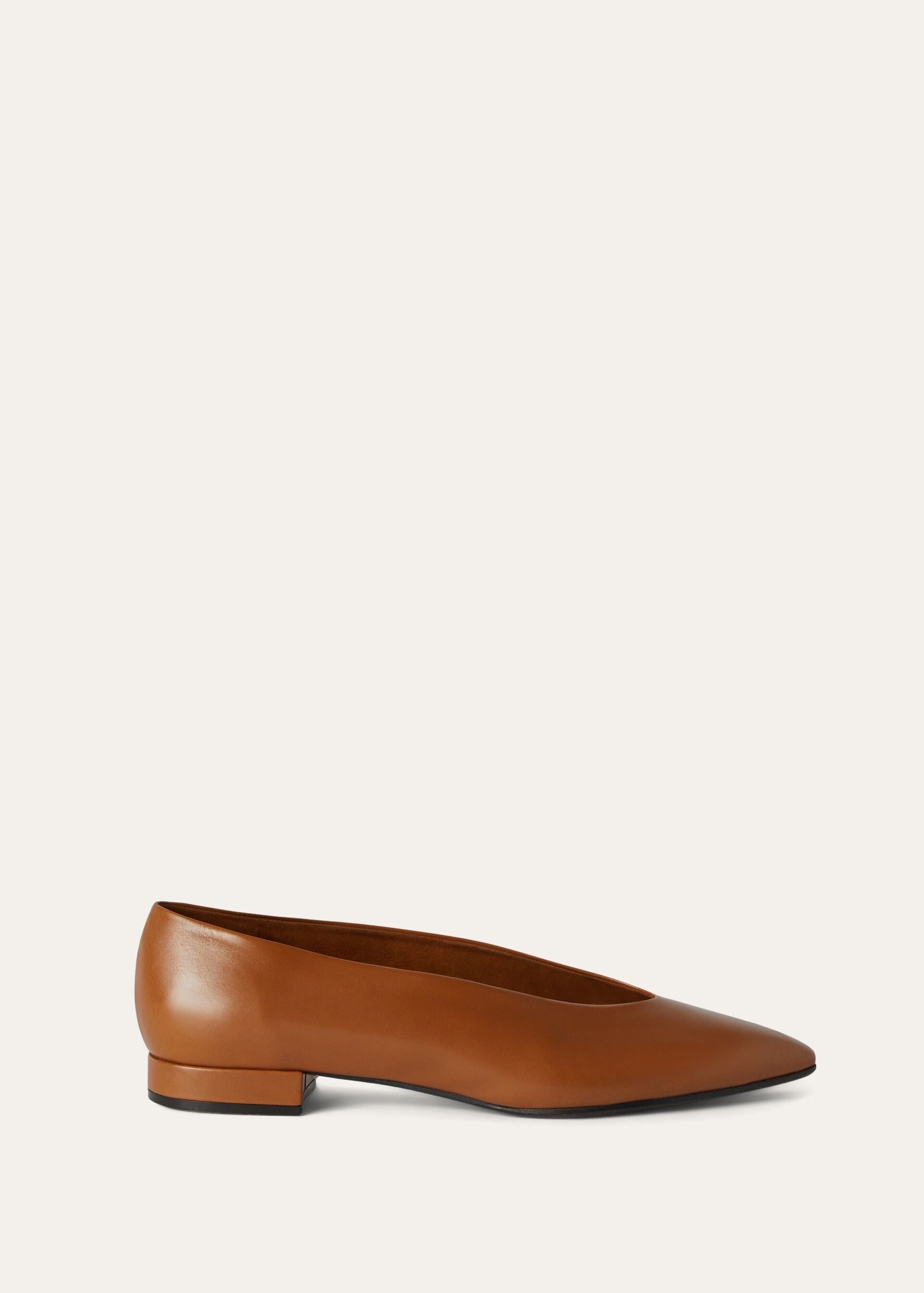 Rebecca Ballet Flat - Saddle Brown