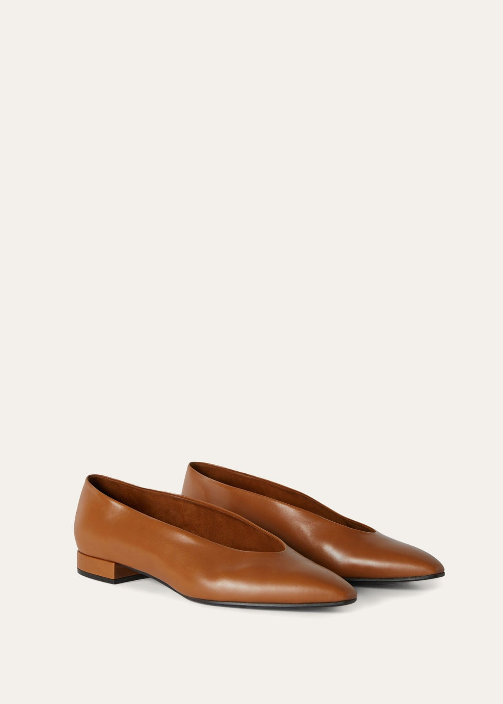 Rebecca Ballet Flat - Saddle Brown