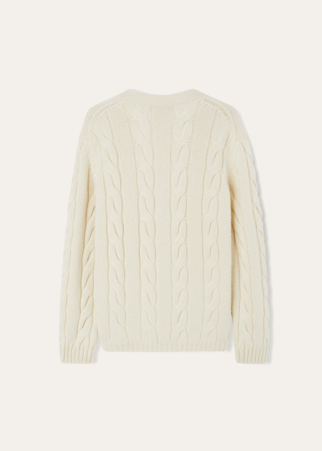 Napier Cardigan - White Snow