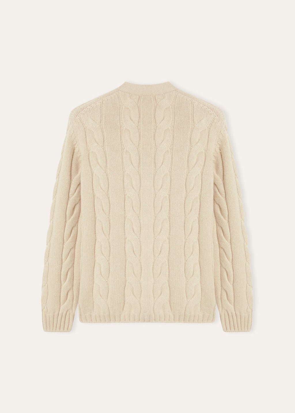 Napier Cardigan - Creamy Cashmere Melange