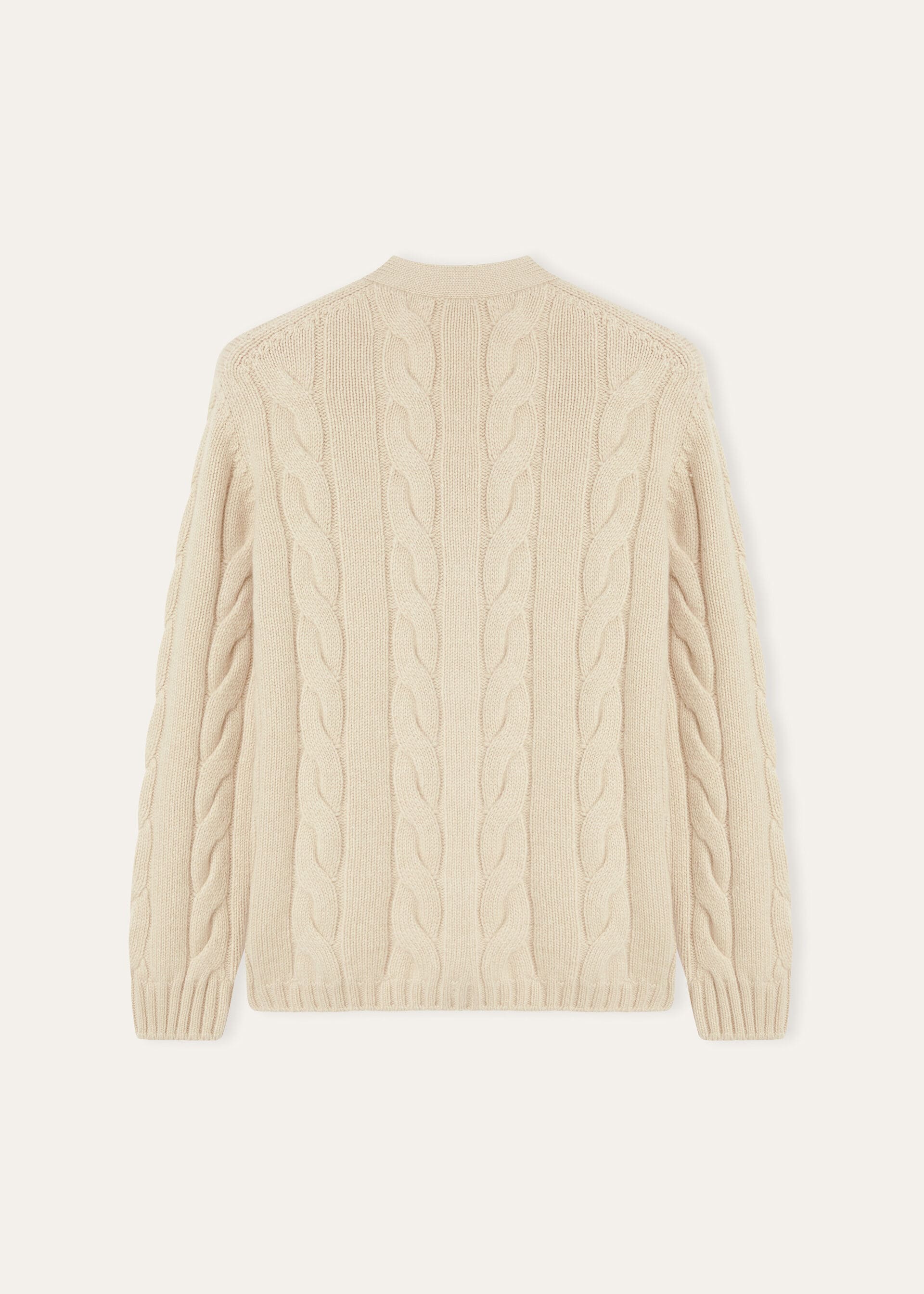 Napier Cardigan - Creamy Cashmere Melange