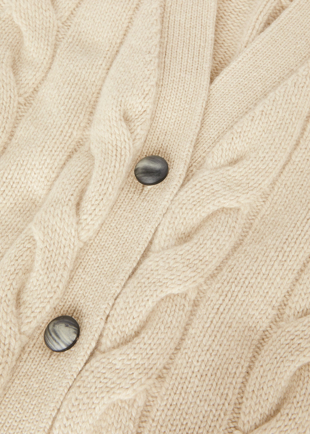 Napier Cardigan - Creamy Cashmere Melange