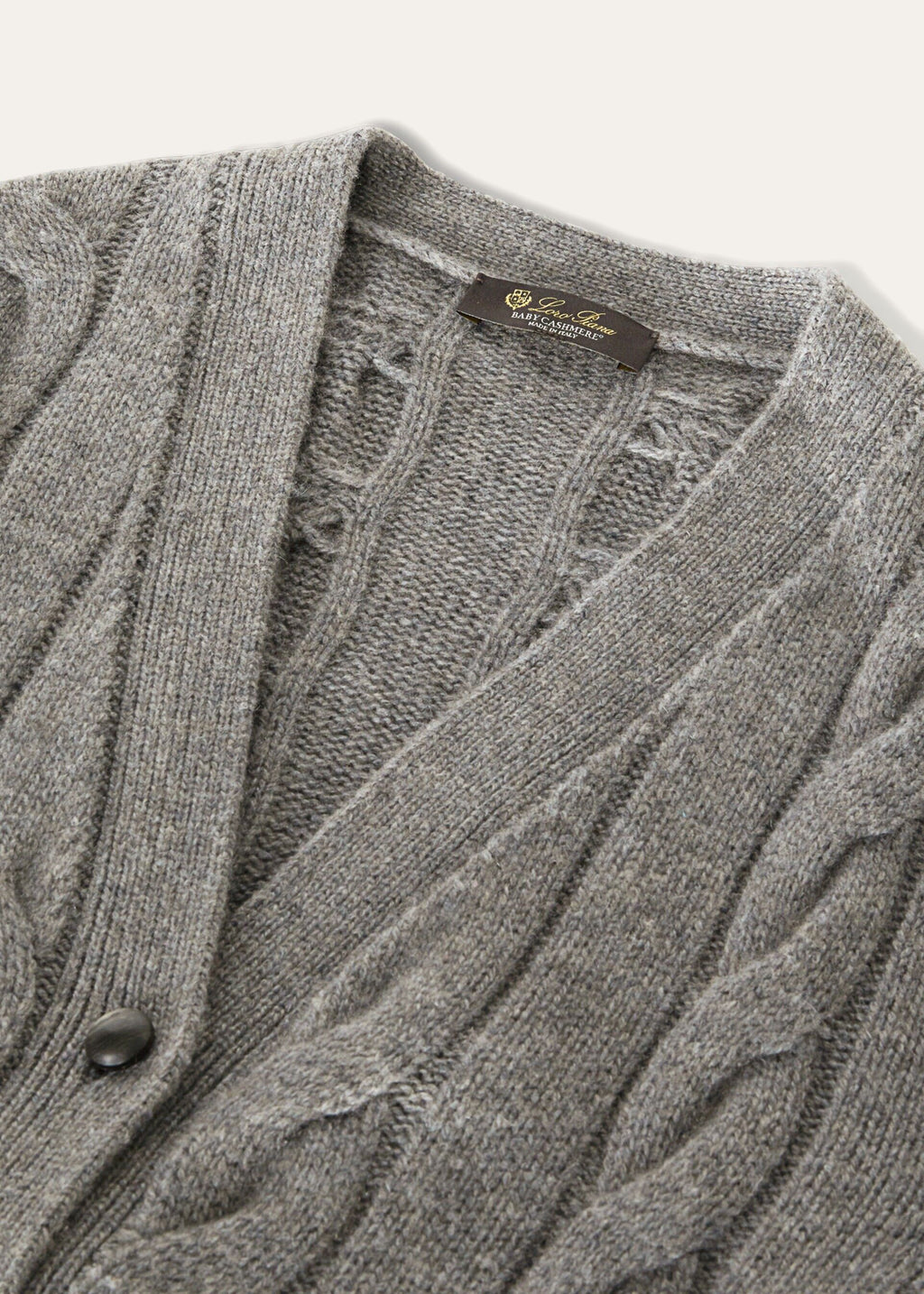 Napier Cardigan - Cayenne Melange/North Sea