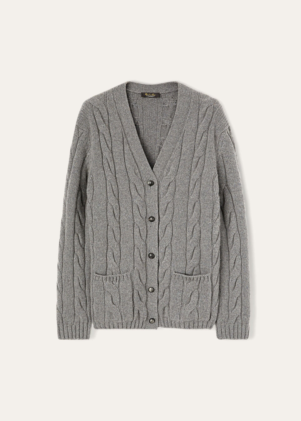 Napier Cardigan - Cayenne Melange/North Sea