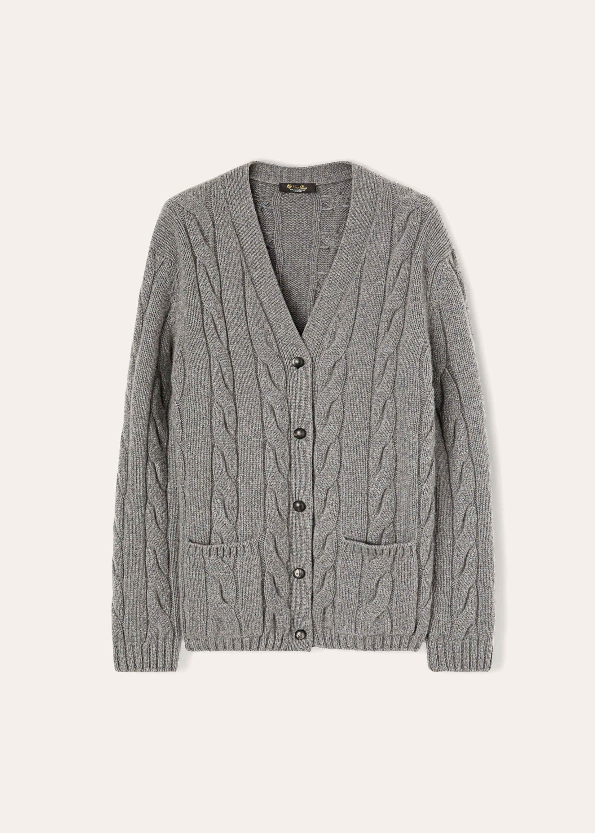 Napier Cardigan - Cayenne Melange/North Sea