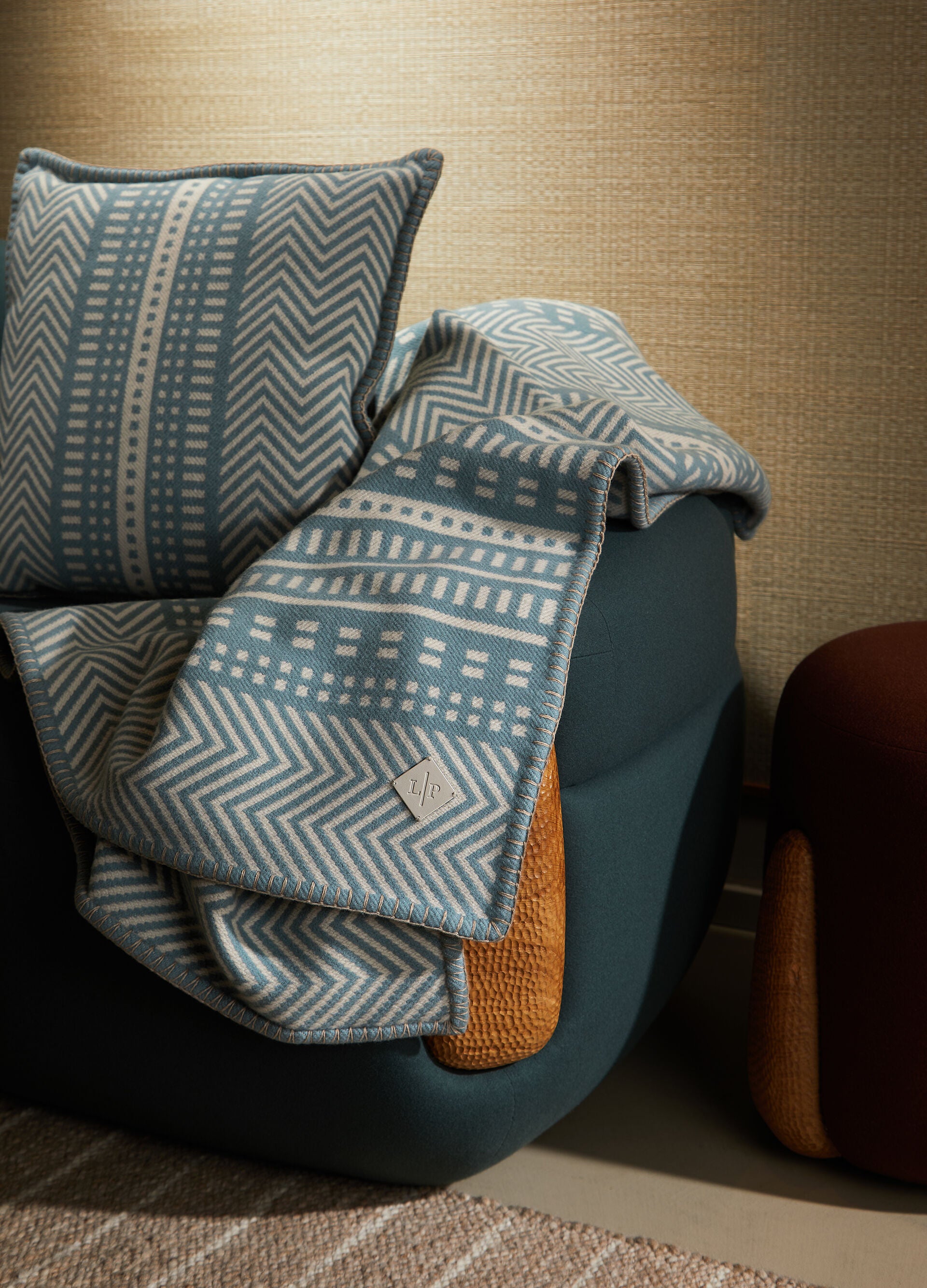 Atacama Throw Blanket - FANCY WHITE-SKY