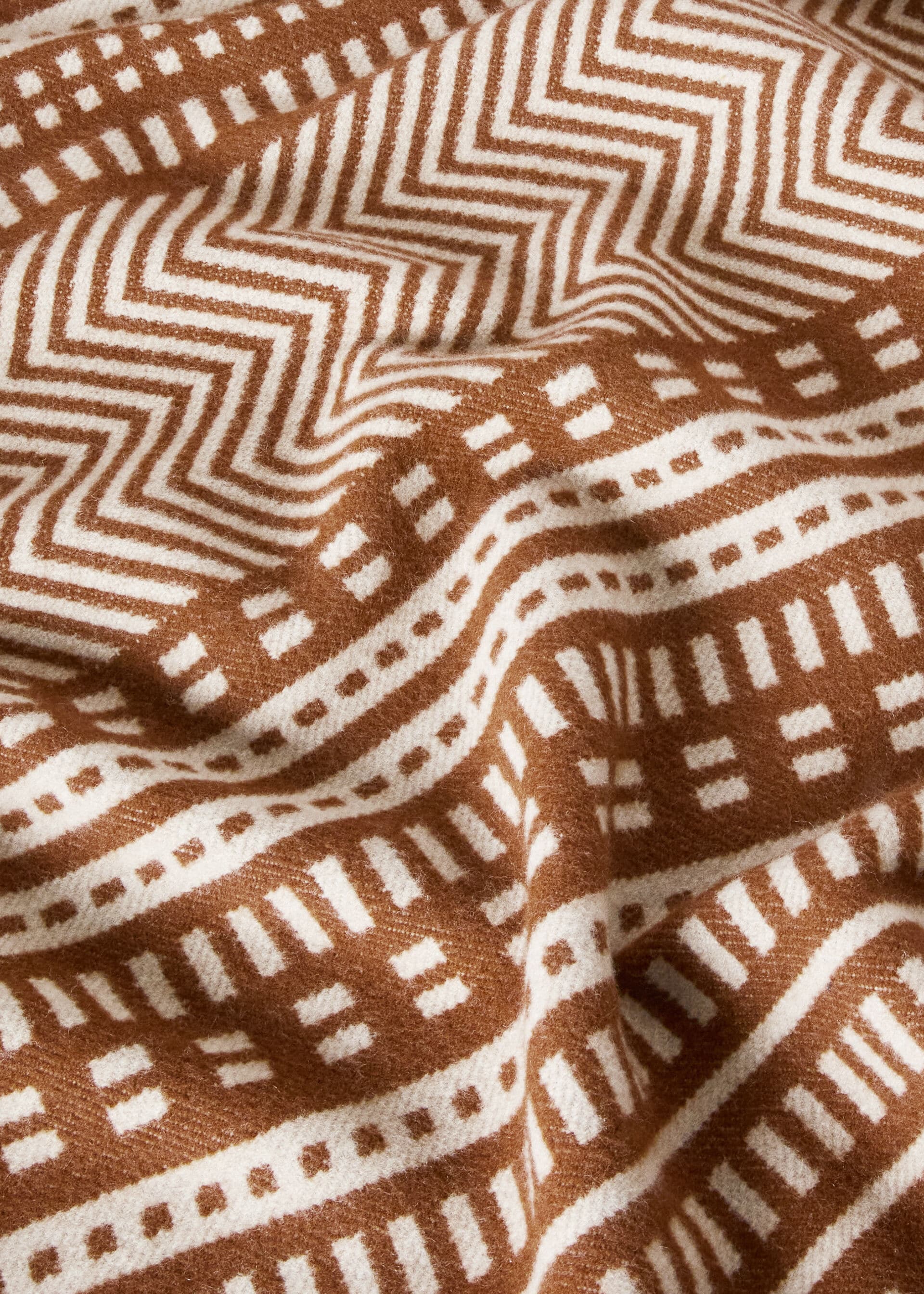 Atacama Throw Blanket - Orzo/Michigan