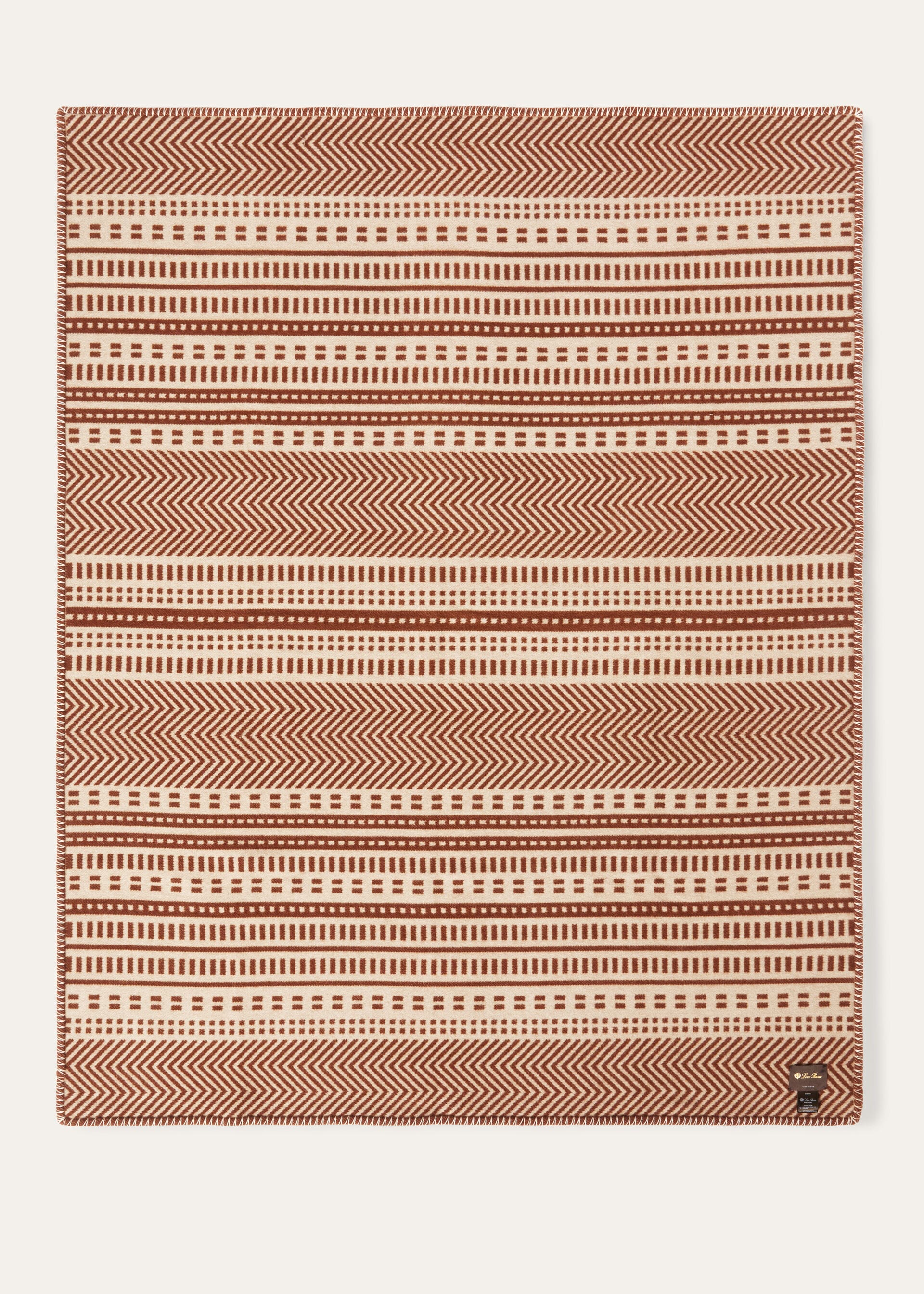 Atacama Throw Blanket - Orzo/Michigan