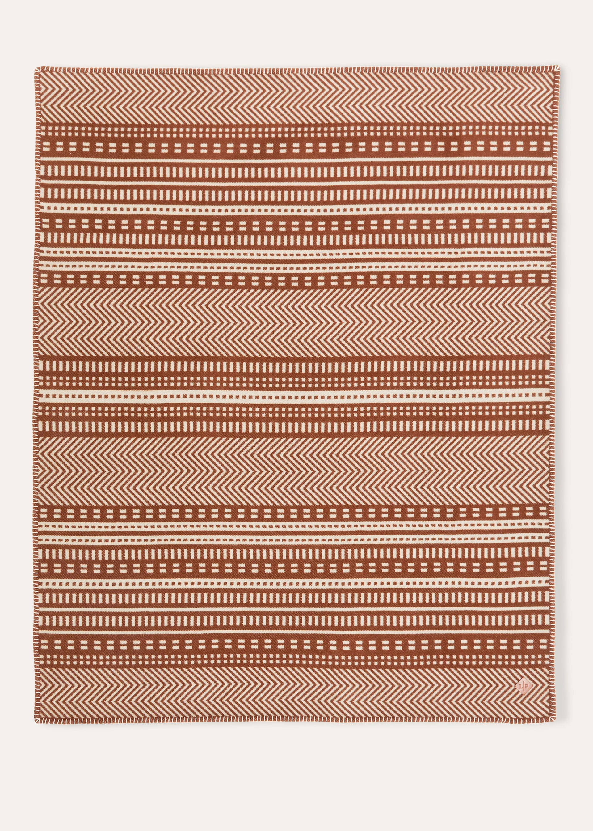 Atacama Throw Blanket - Orzo/Michigan