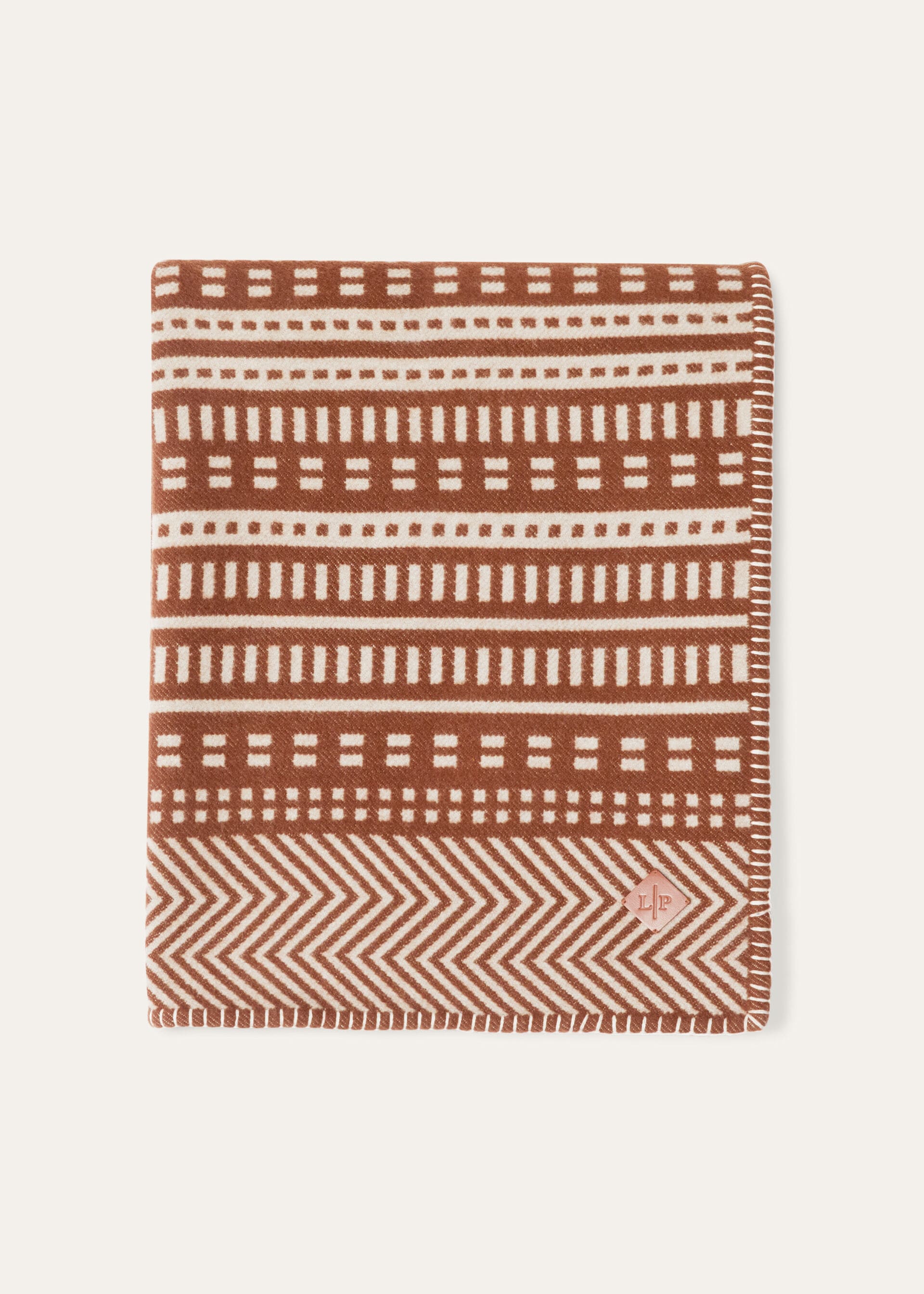 Atacama Throw Blanket - Orzo/Michigan