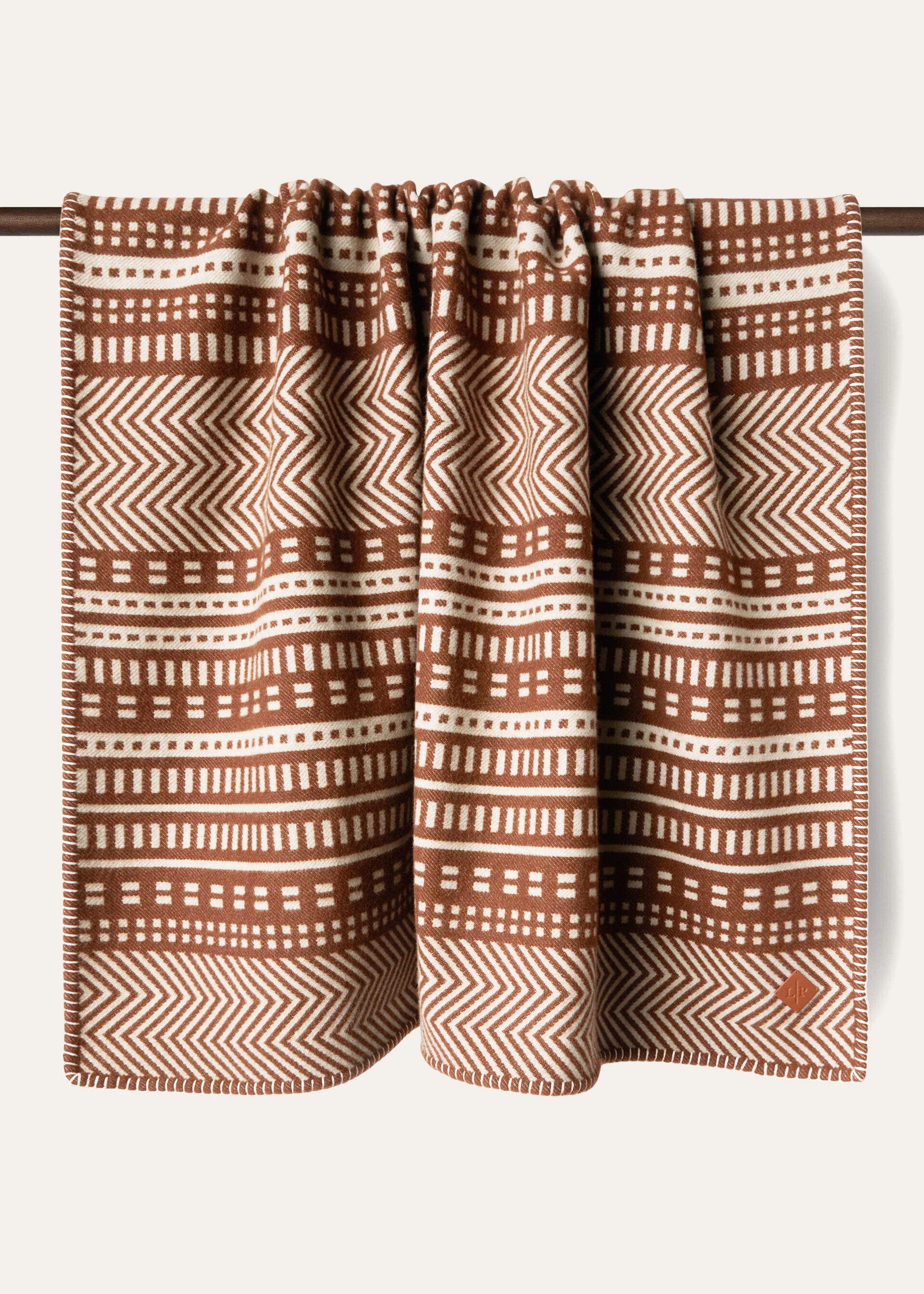 Atacama Throw Blanket - Orzo/Michigan