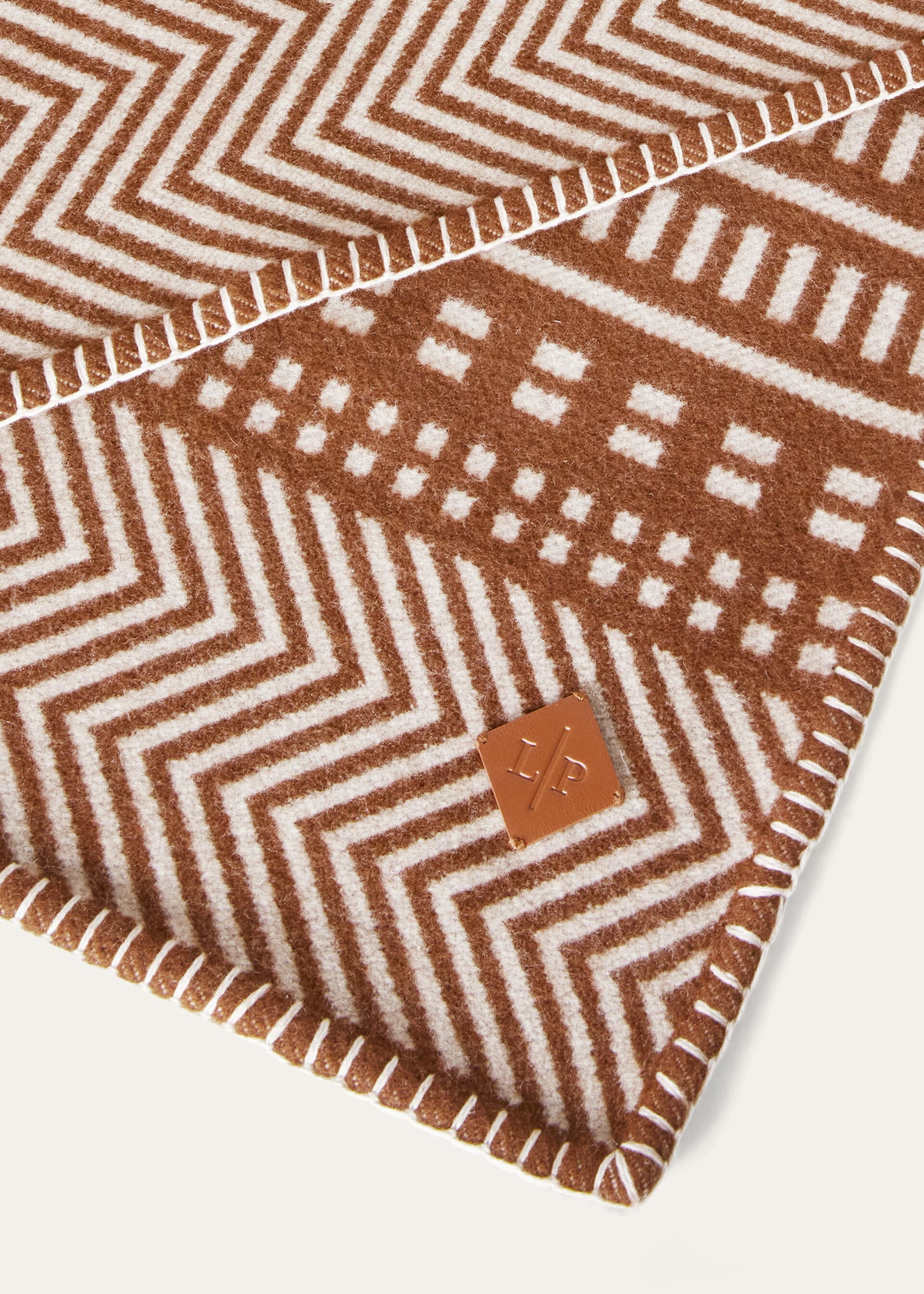 Atacama Throw Blanket - Orzo/Michigan