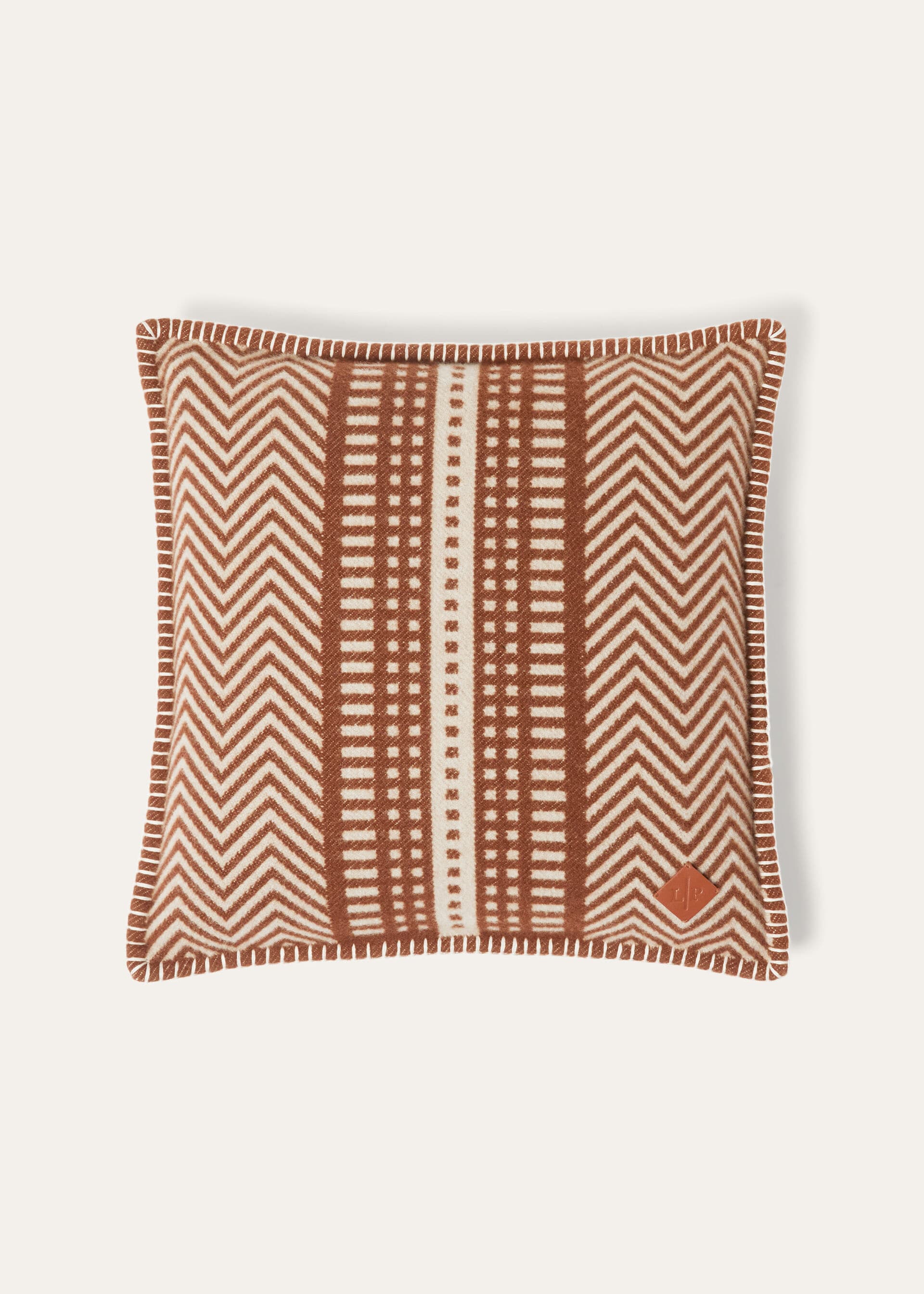Atacama Throw Pillow - Orzo/Michigan