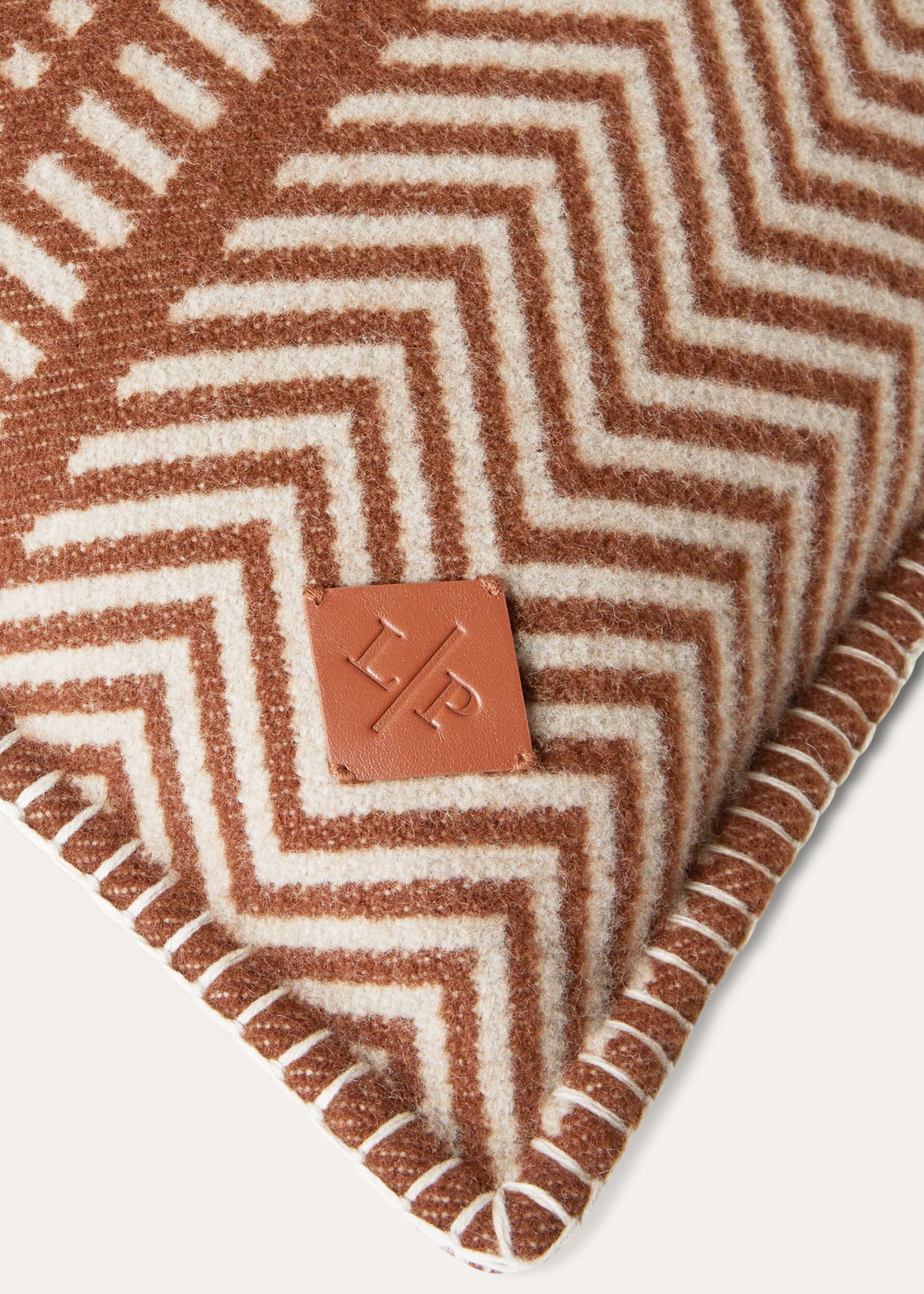 Atacama Throw Pillow - Orzo/Michigan