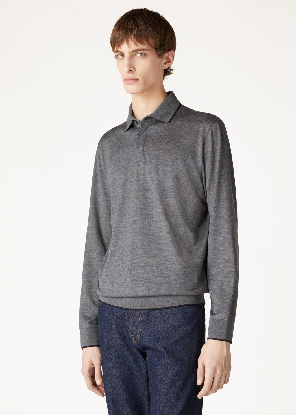 Waitaki Polo Shirt - Gray Melange