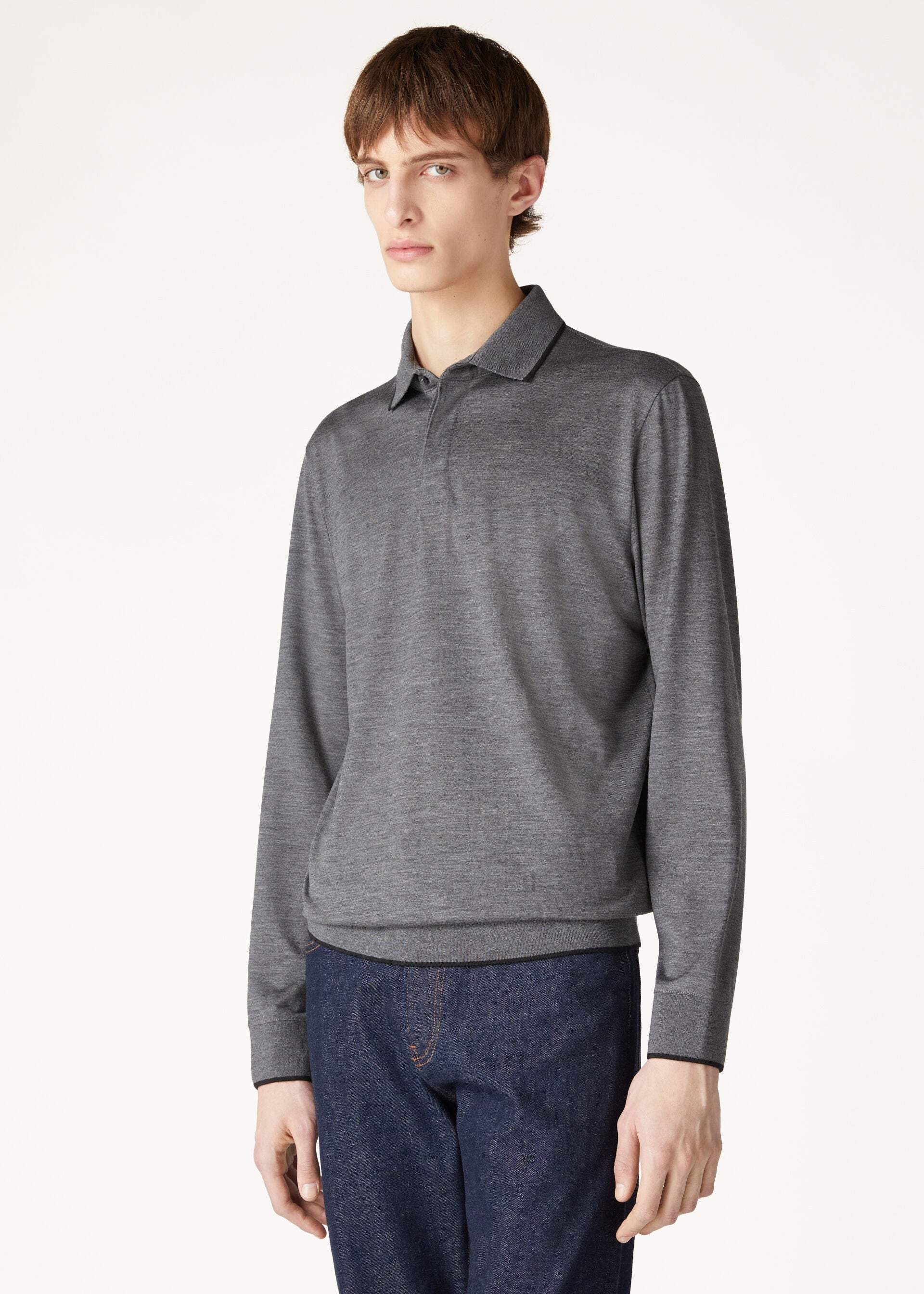 Waitaki Polo Shirt - Gray Melange