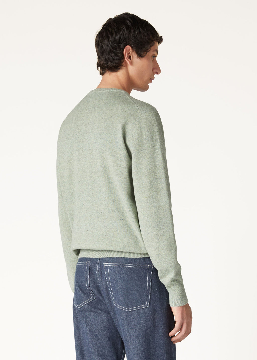 Loro Crewneck - Light Ivy Trellis Melange