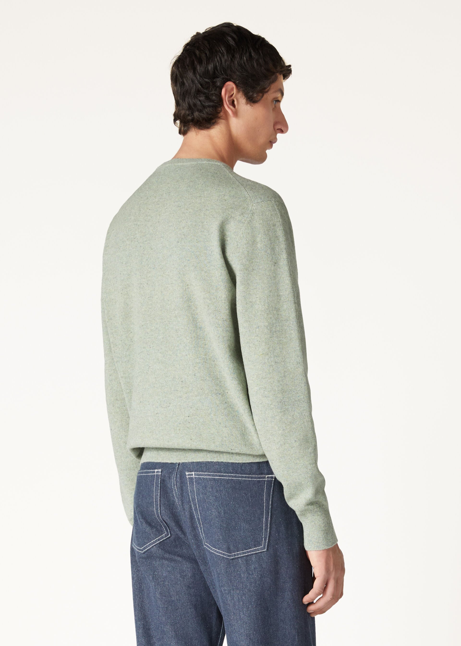 Loro Crewneck - Light Ivy Trellis Melange