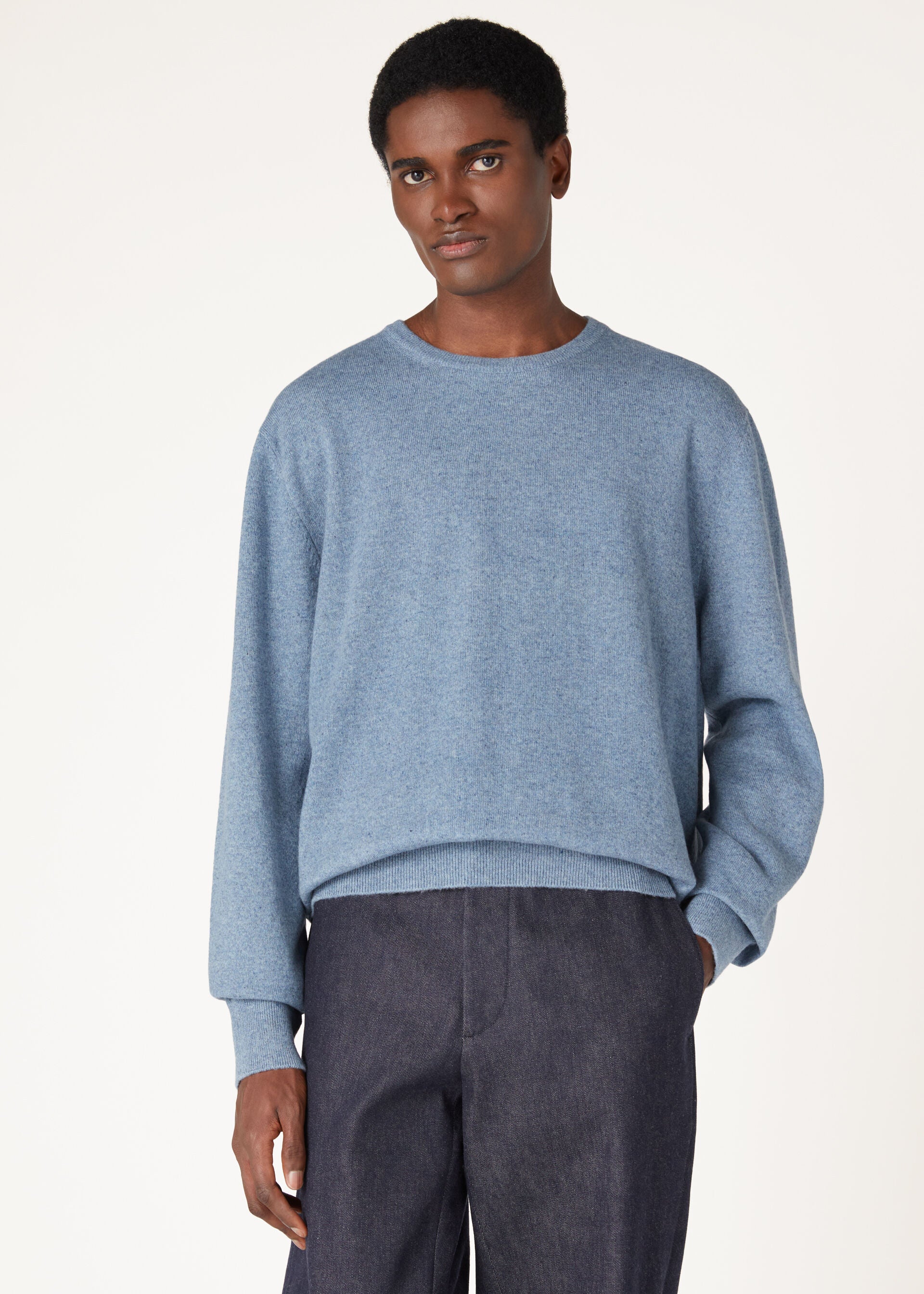 Loro Crewneck - Dainty Blue Dust Melange
