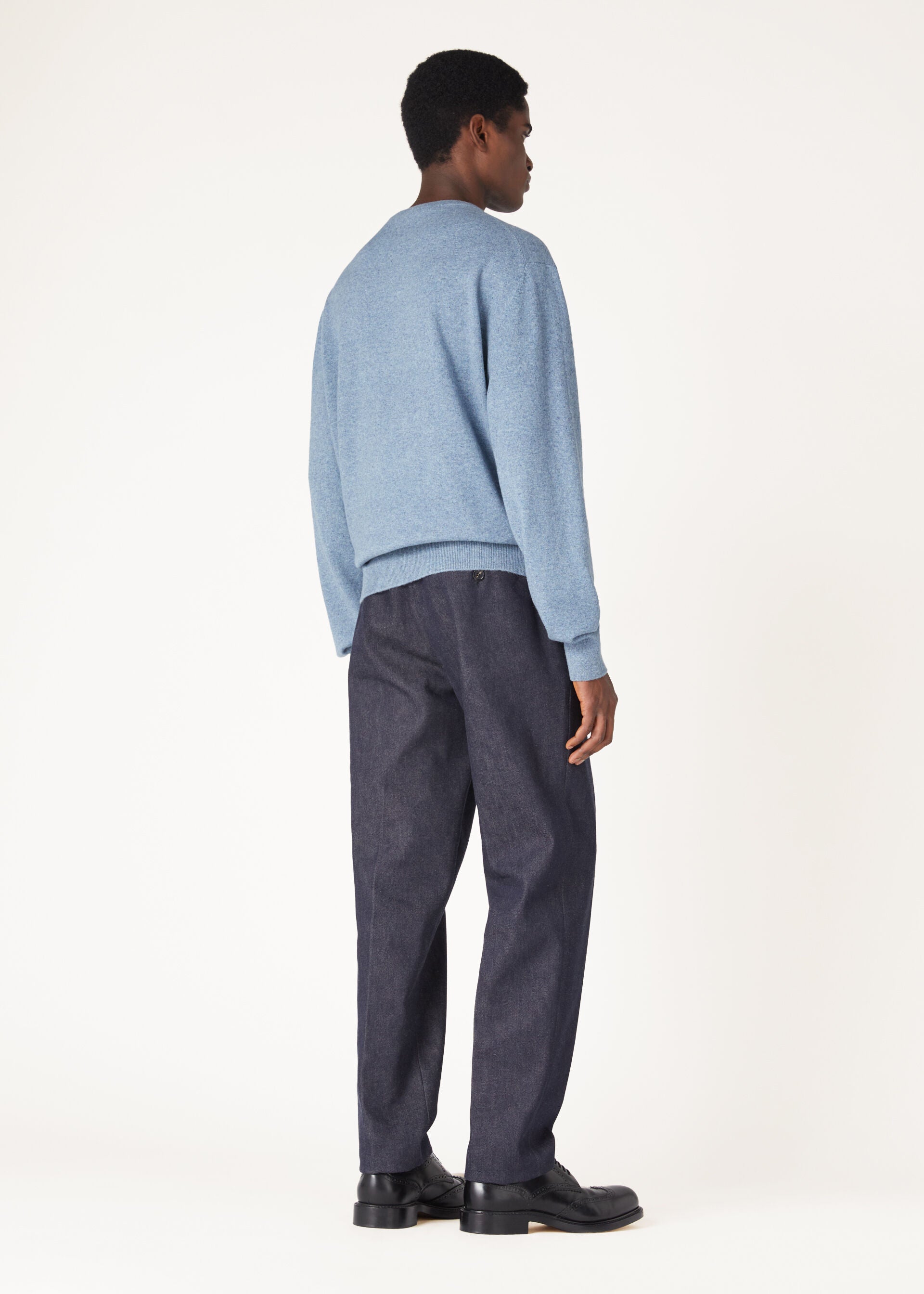 Loro Crewneck - Dainty Blue Dust Melange