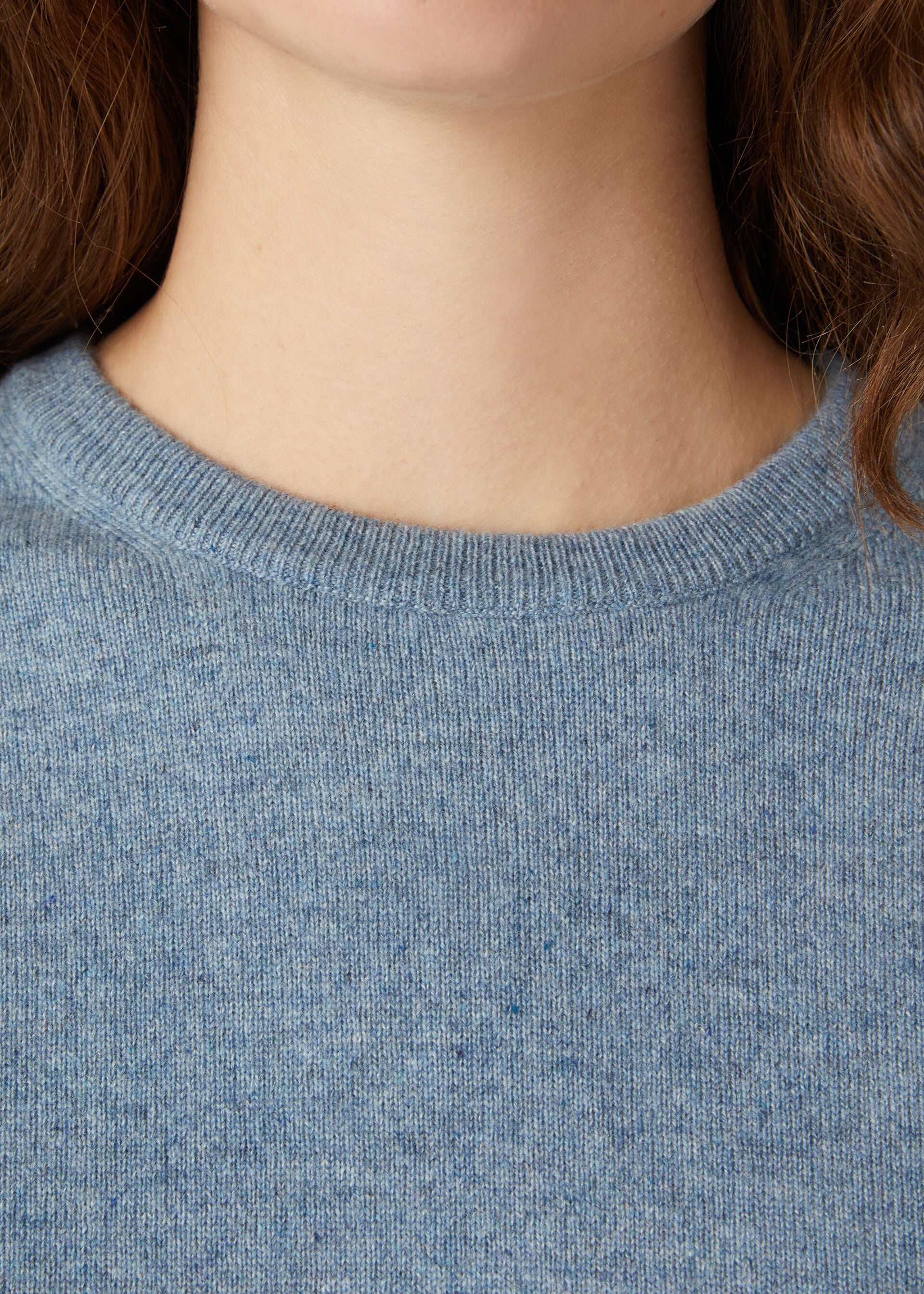 Loro Crewneck - Dainty Blue Dust Melange