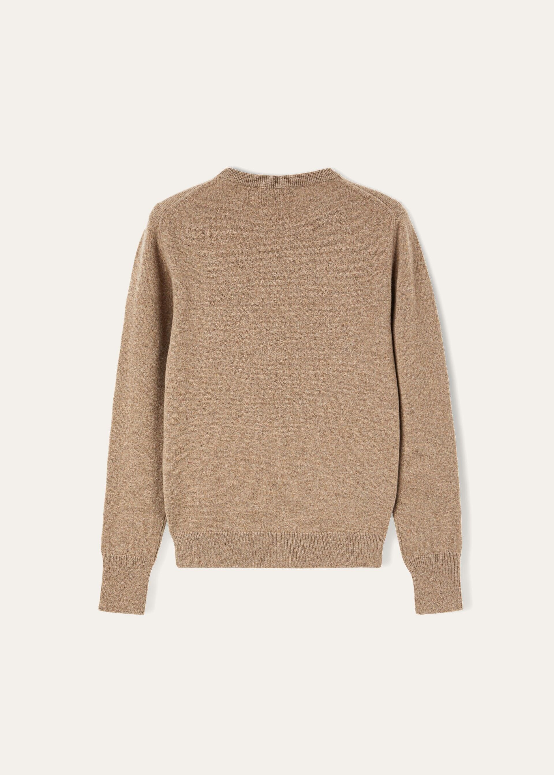 Loro Crewneck - Grain Brown Melange