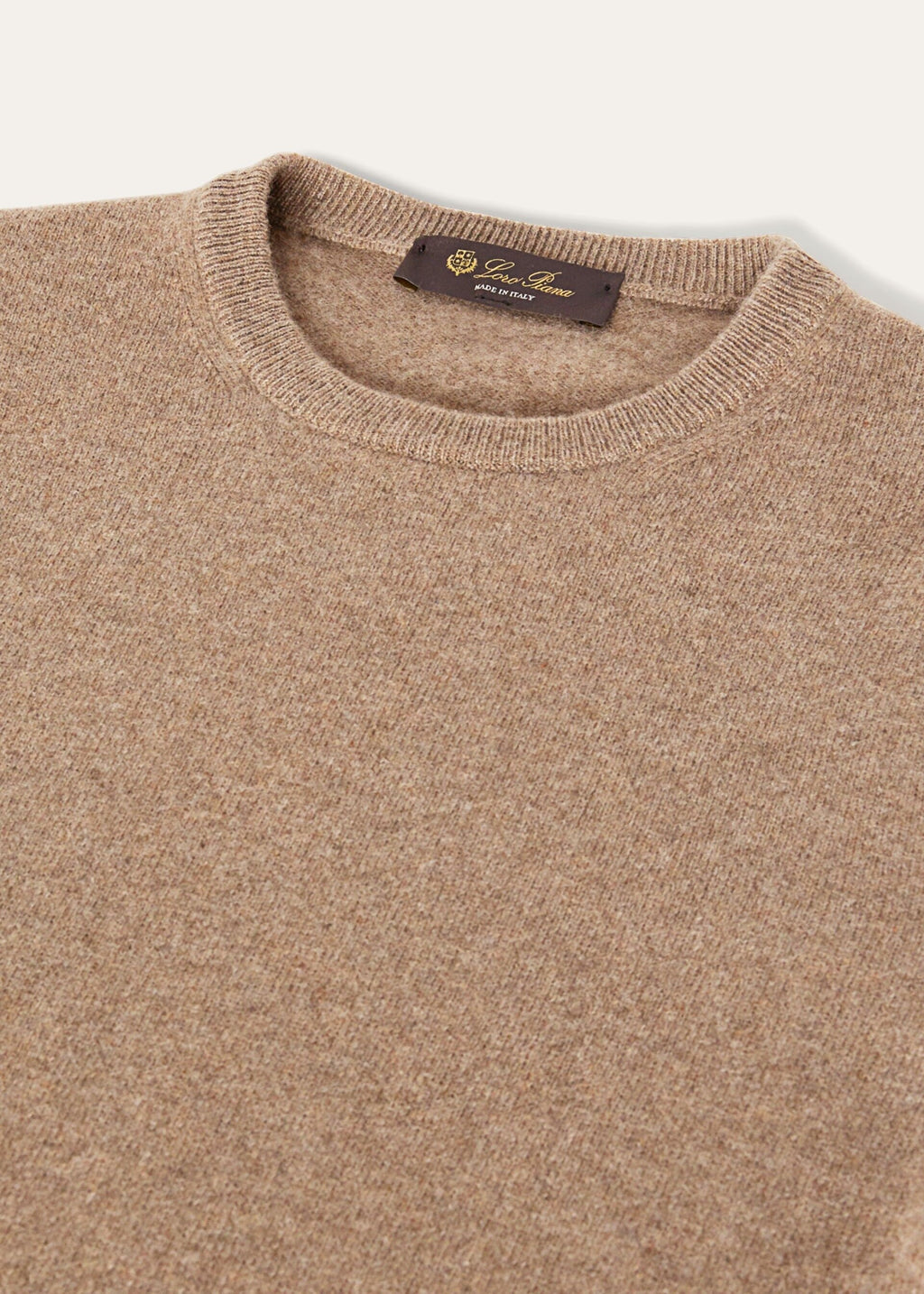 Loro Crewneck - Grain Brown Melange