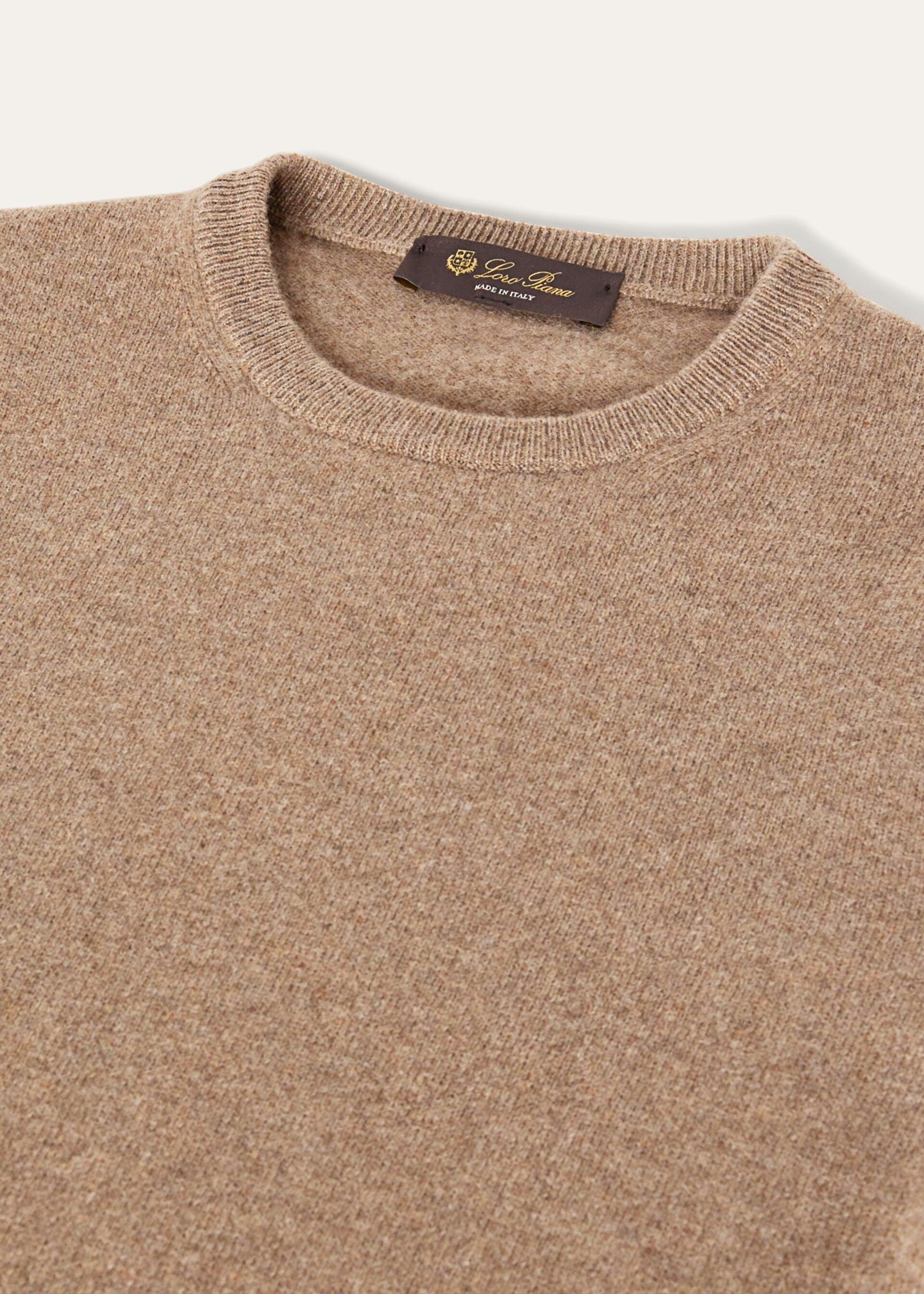 Loro Crewneck - Grain Brown Melange