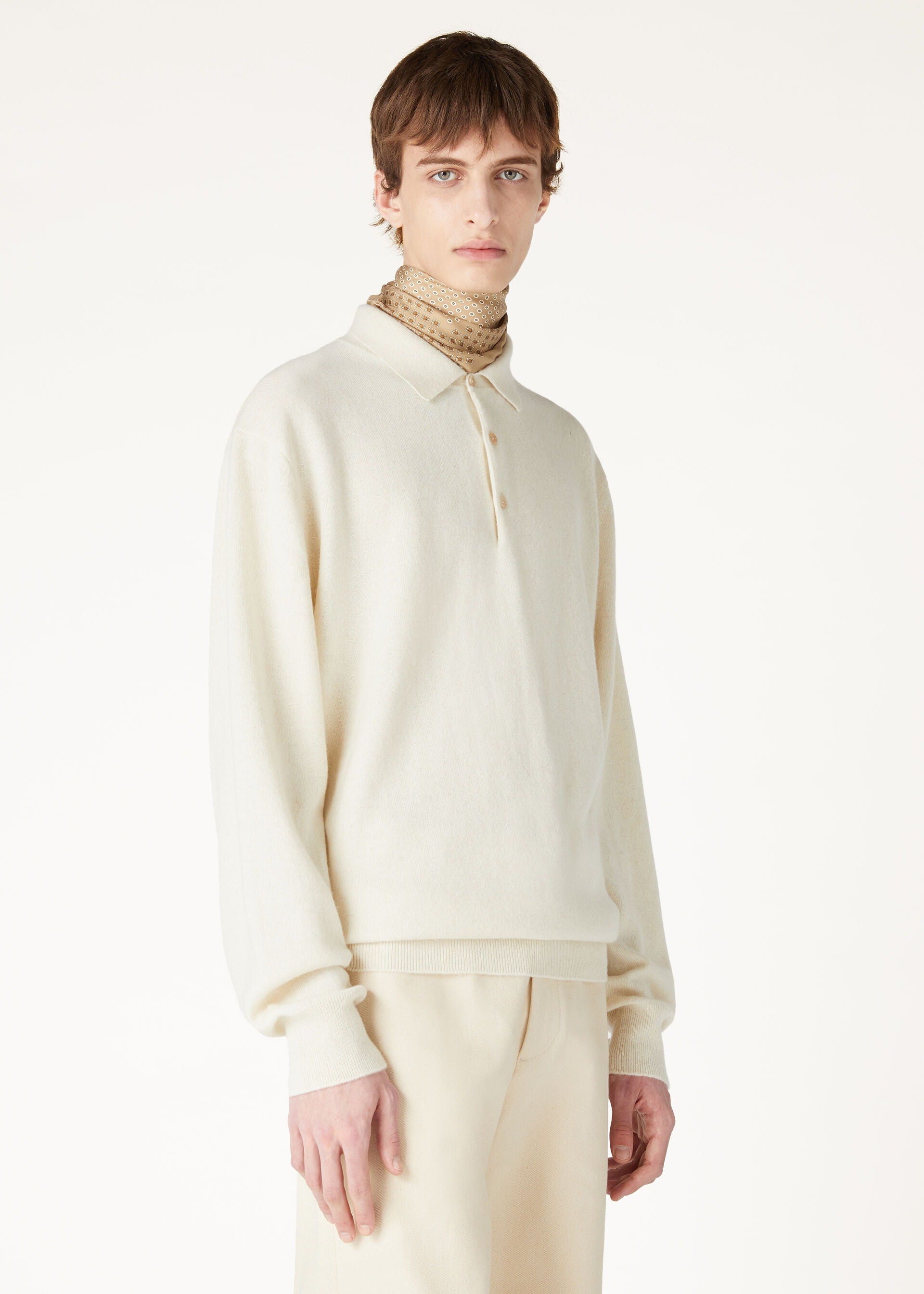 Loro Polo Shirt - Pure Dunes Melange