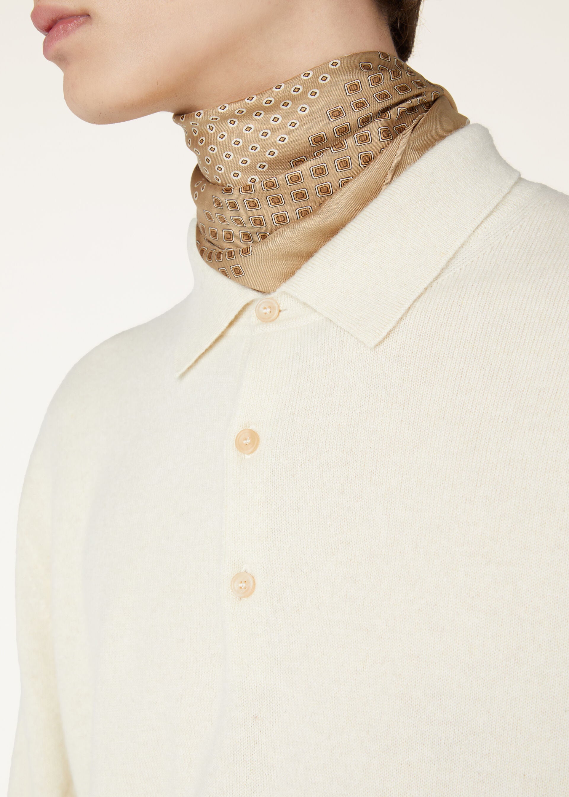 Loro Polo Shirt - Pure Dunes Melange