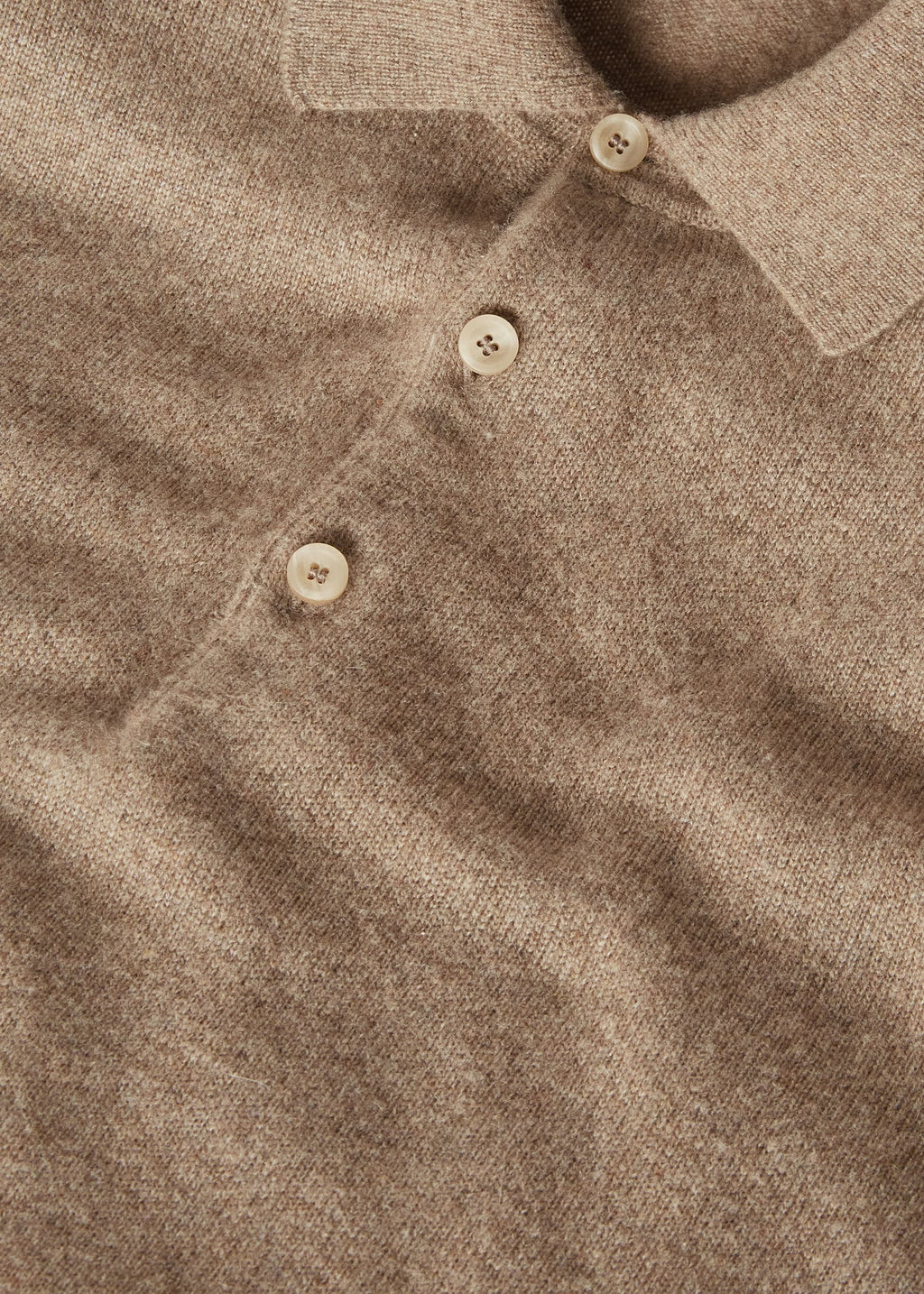 Loro Polo Shirt - Grain Brown Melange