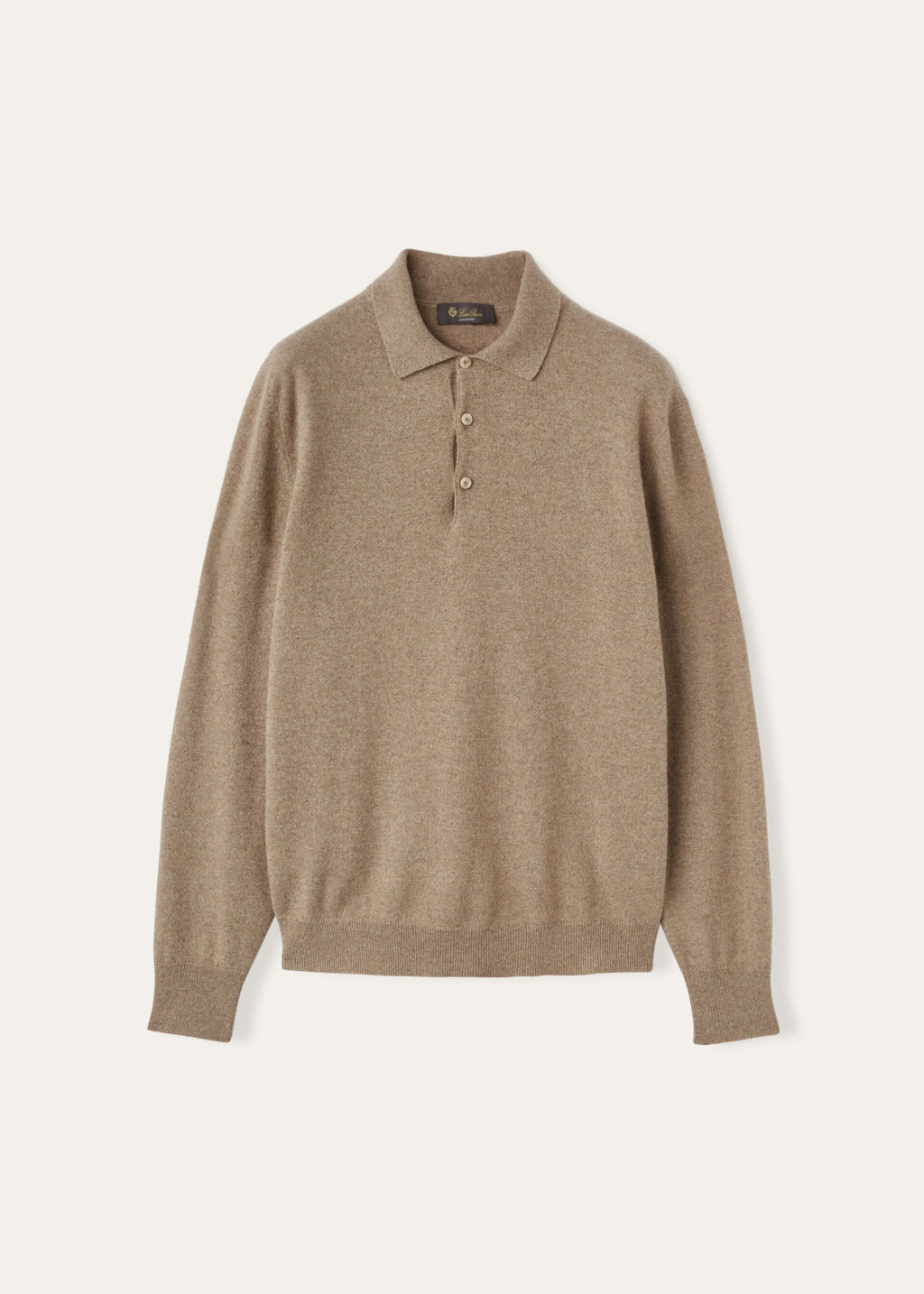Loro Polo Shirt - Grain Brown Melange