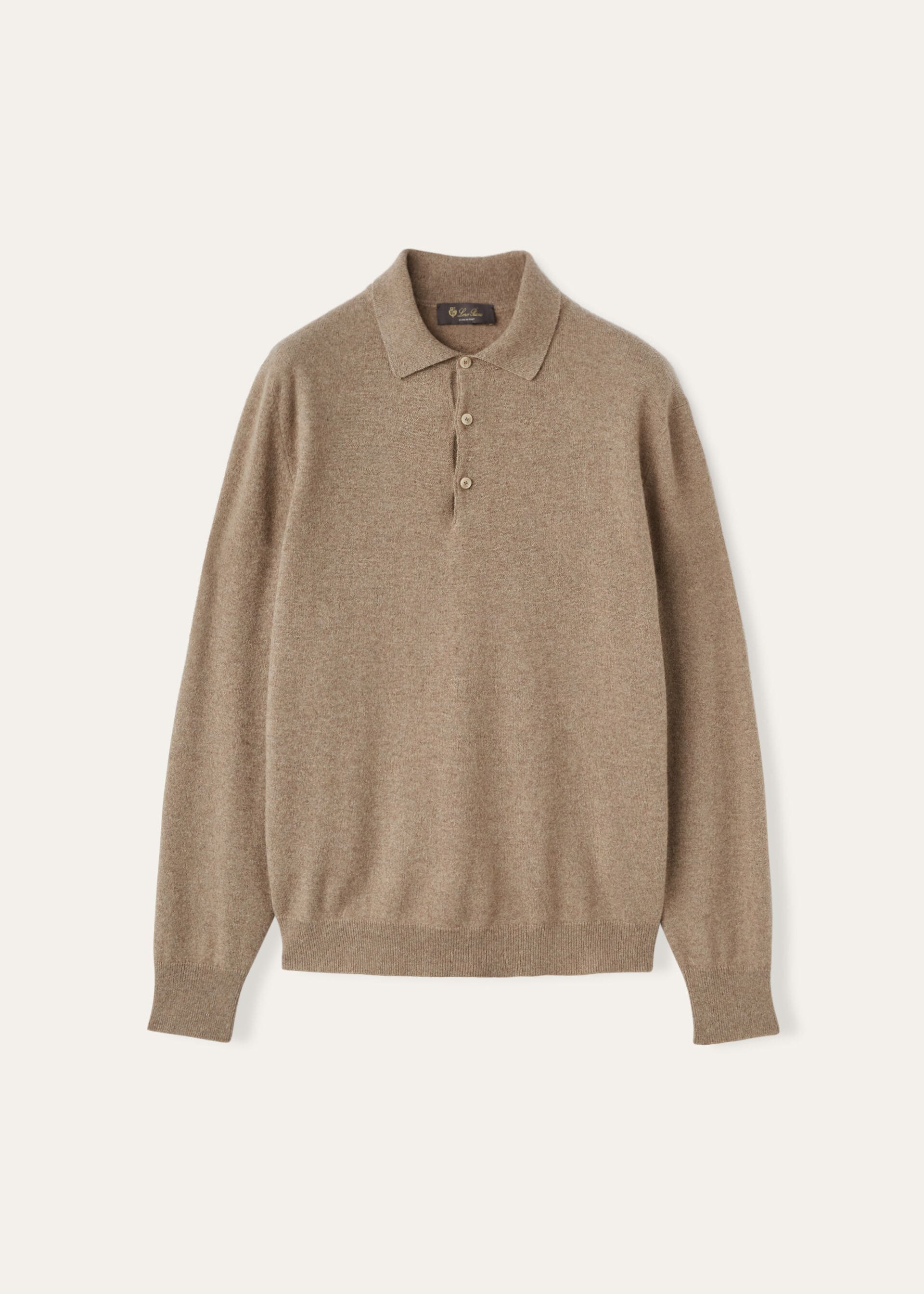 Loro Polo Shirt - Grain Brown Melange