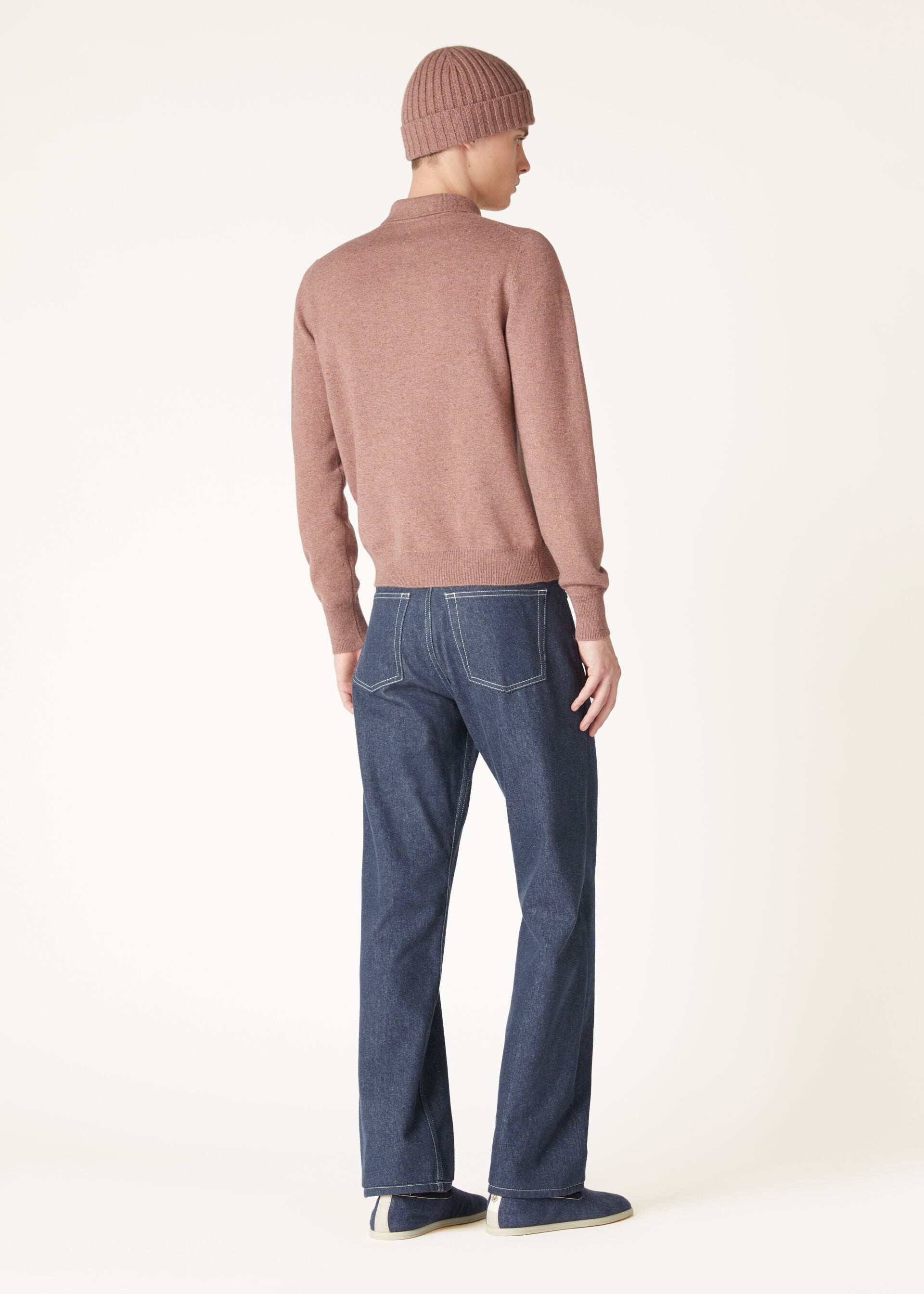 Loro Polo Shirt - Red Sand Melange