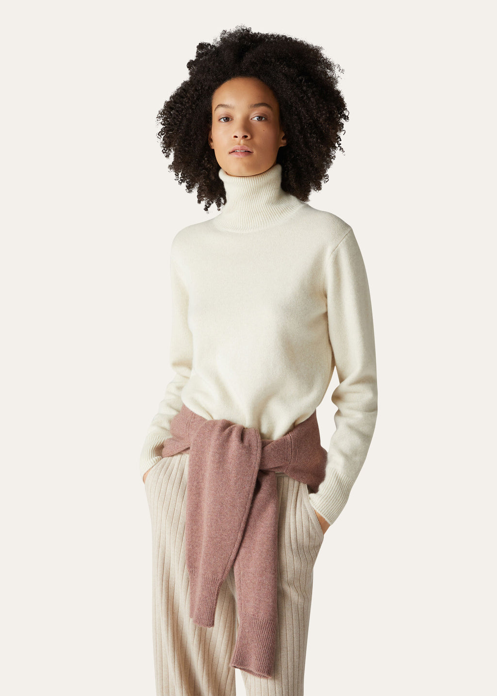 Loro Turtleneck - Pure Dunes Melange
