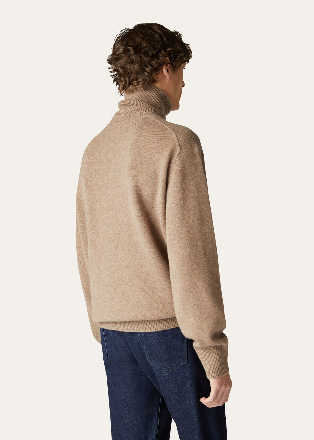 Loro Turtleneck - Grain Brown Melange