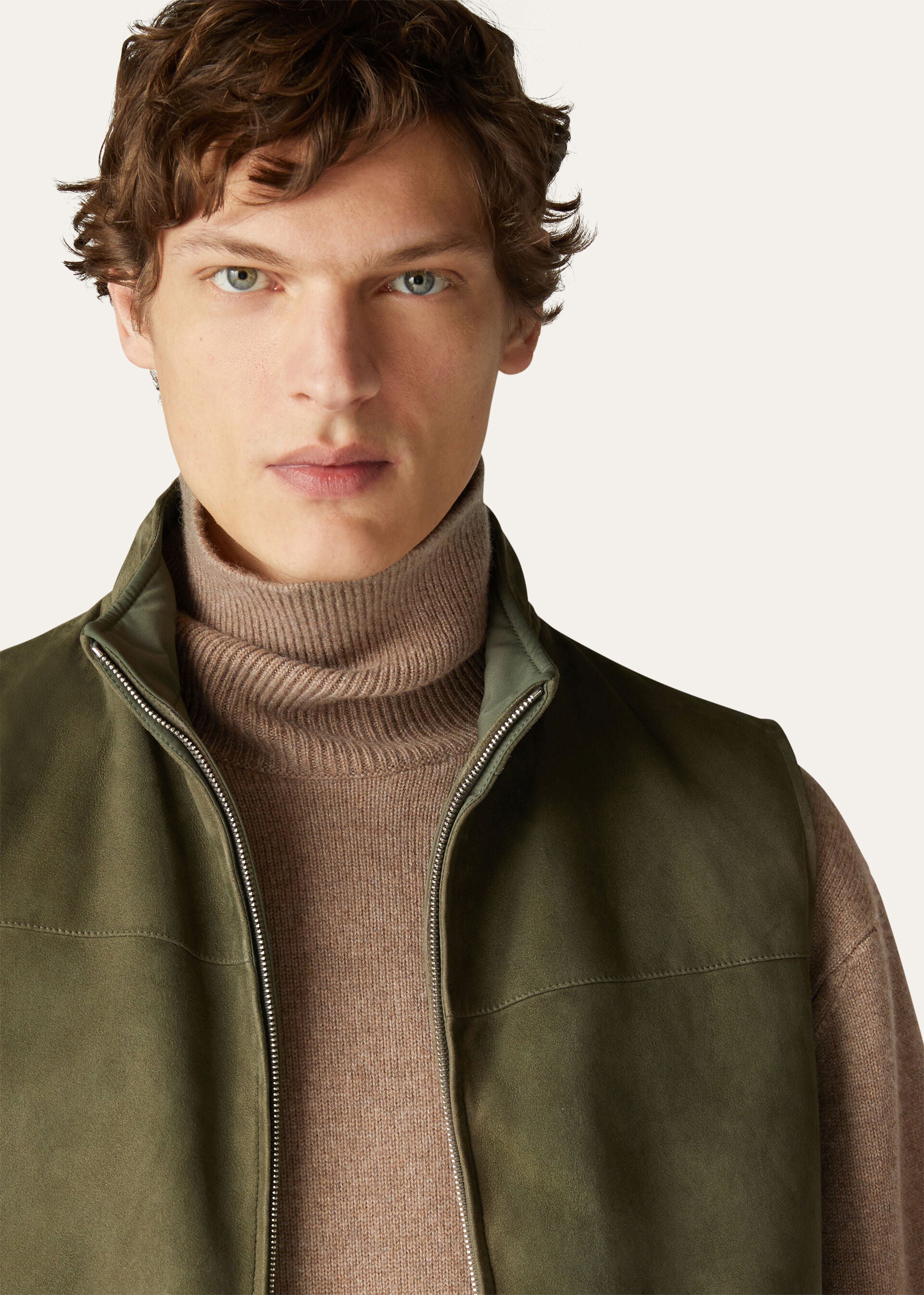 Loro Turtleneck - Grain Brown Melange