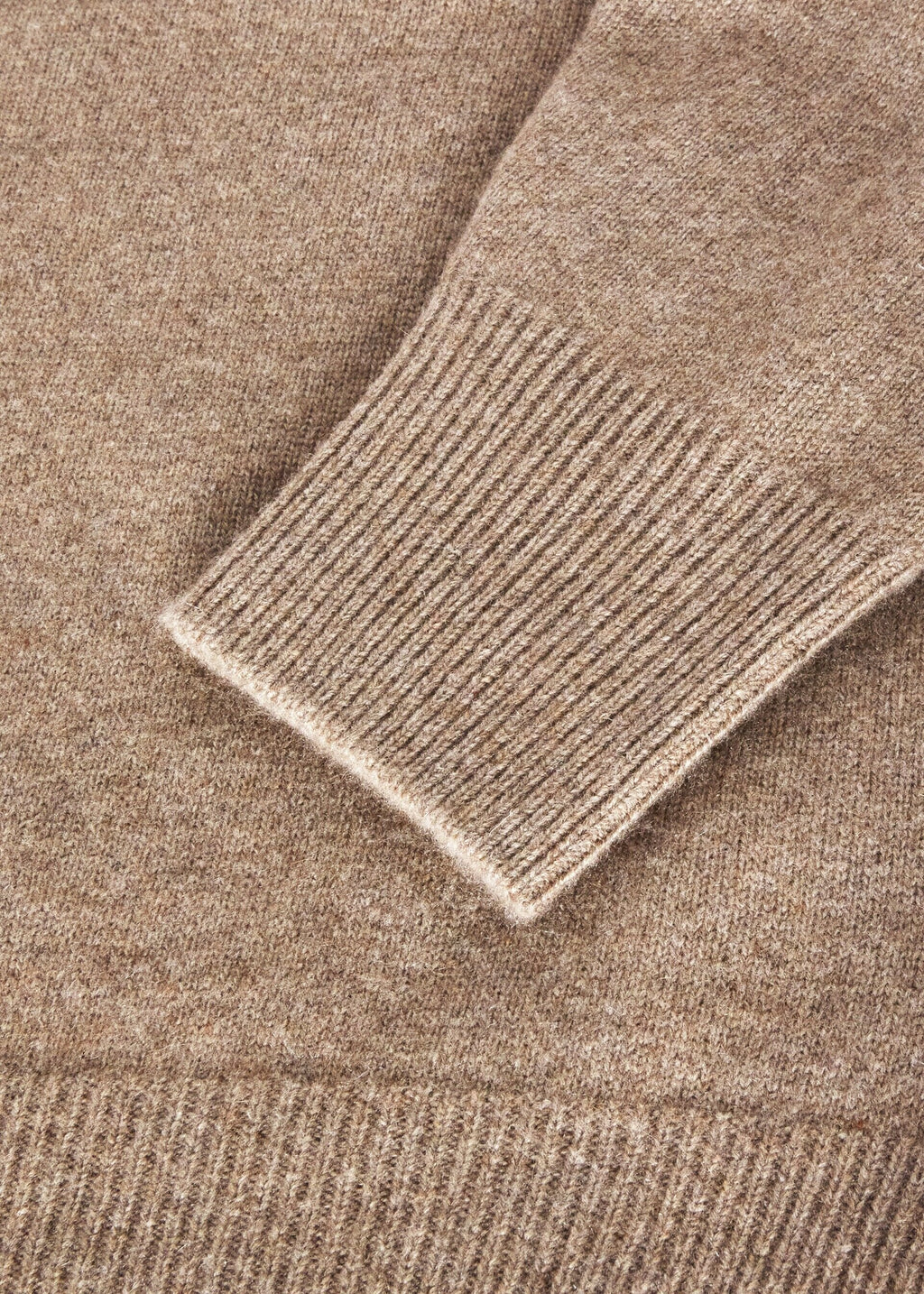 Loro Turtleneck - Grain Brown Melange