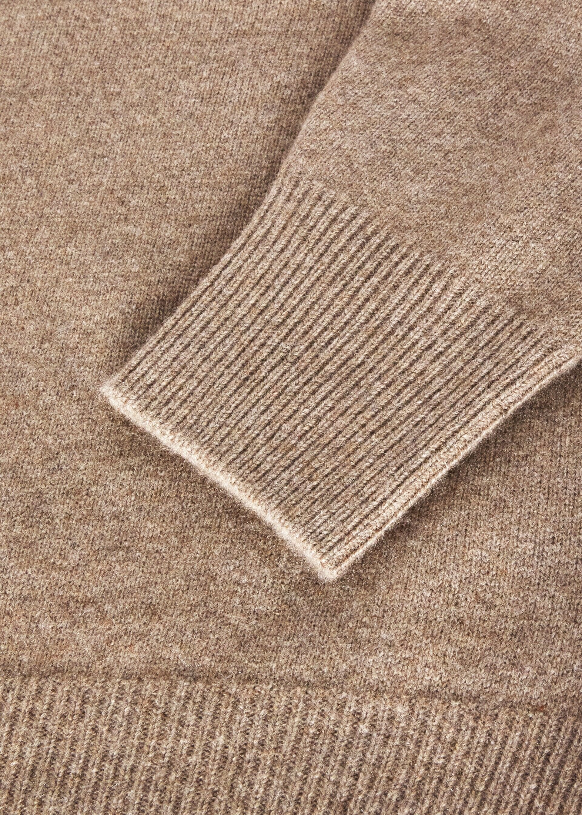 Loro Turtleneck - Grain Brown Melange