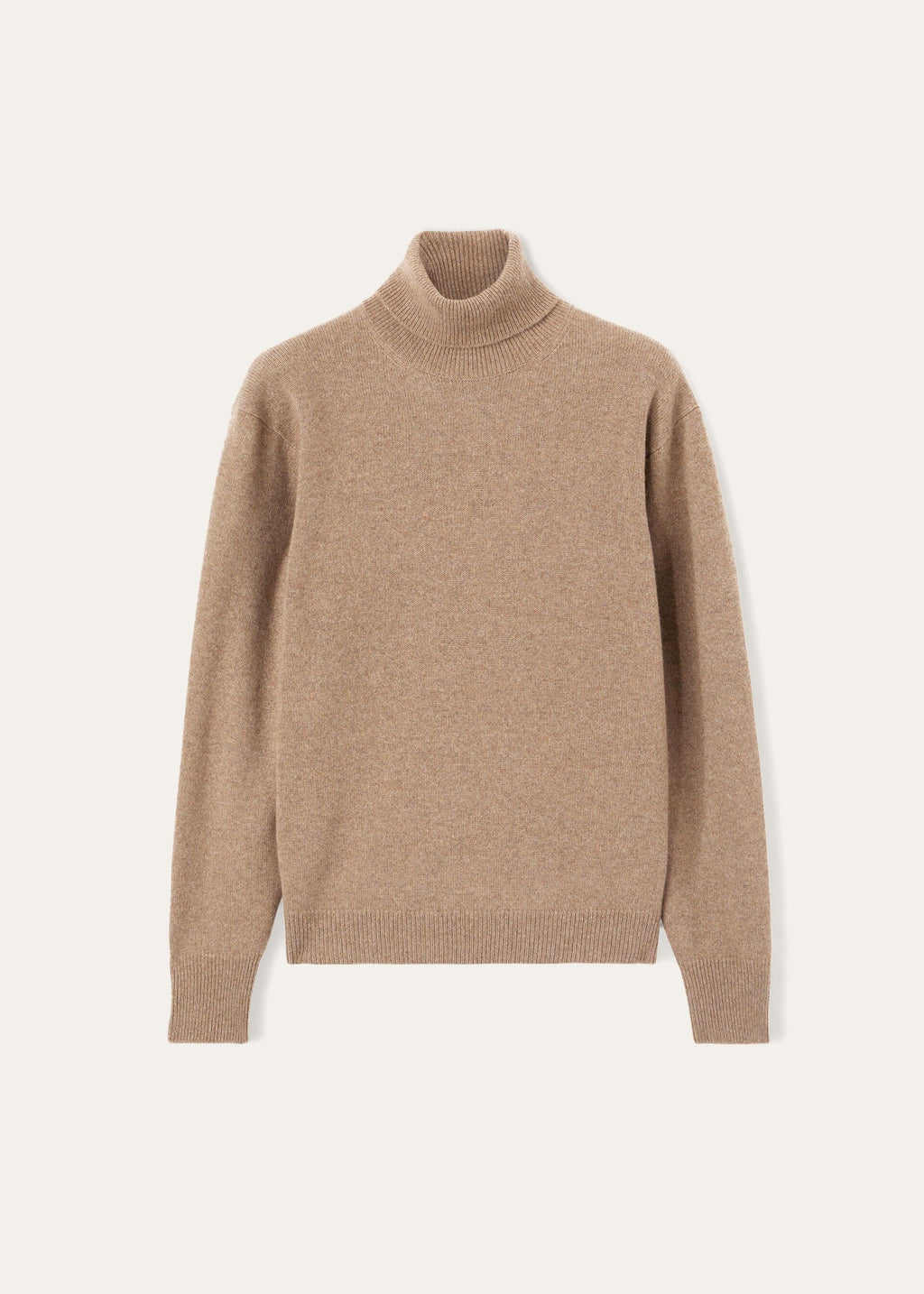 Loro Turtleneck - Grain Brown Melange