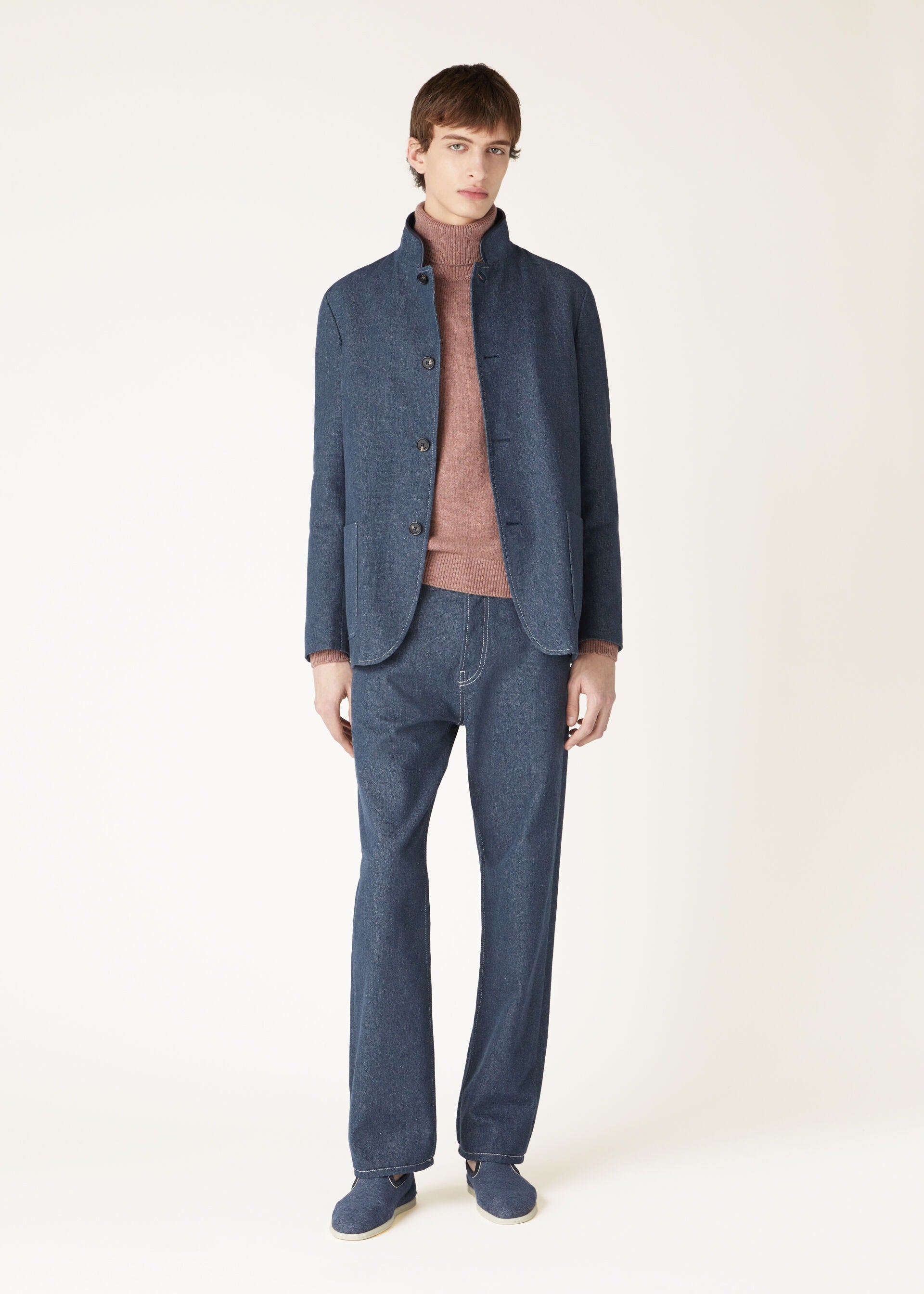 Loro Turtleneck - Red Sand Melange