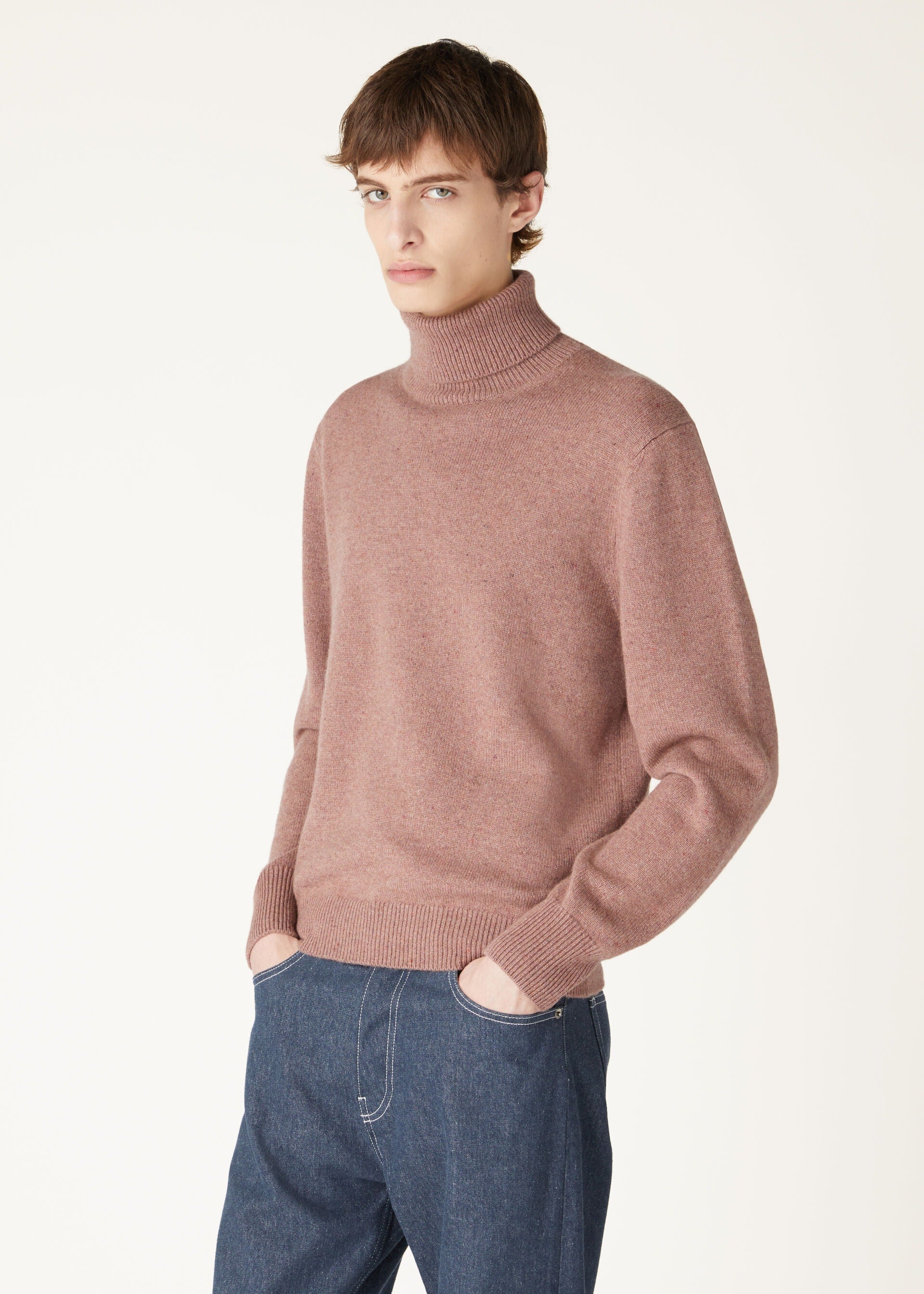 Loro Turtleneck - Red Sand Melange