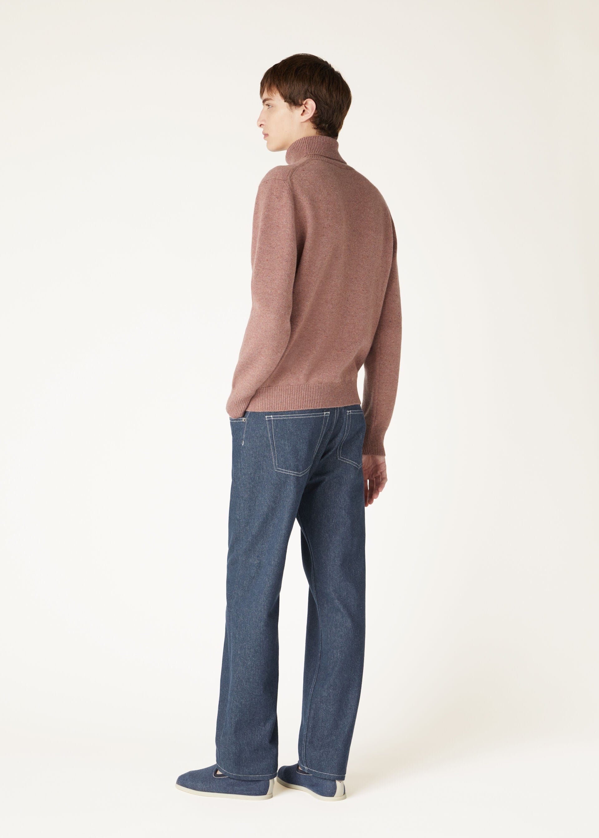 Loro Turtleneck - Red Sand Melange