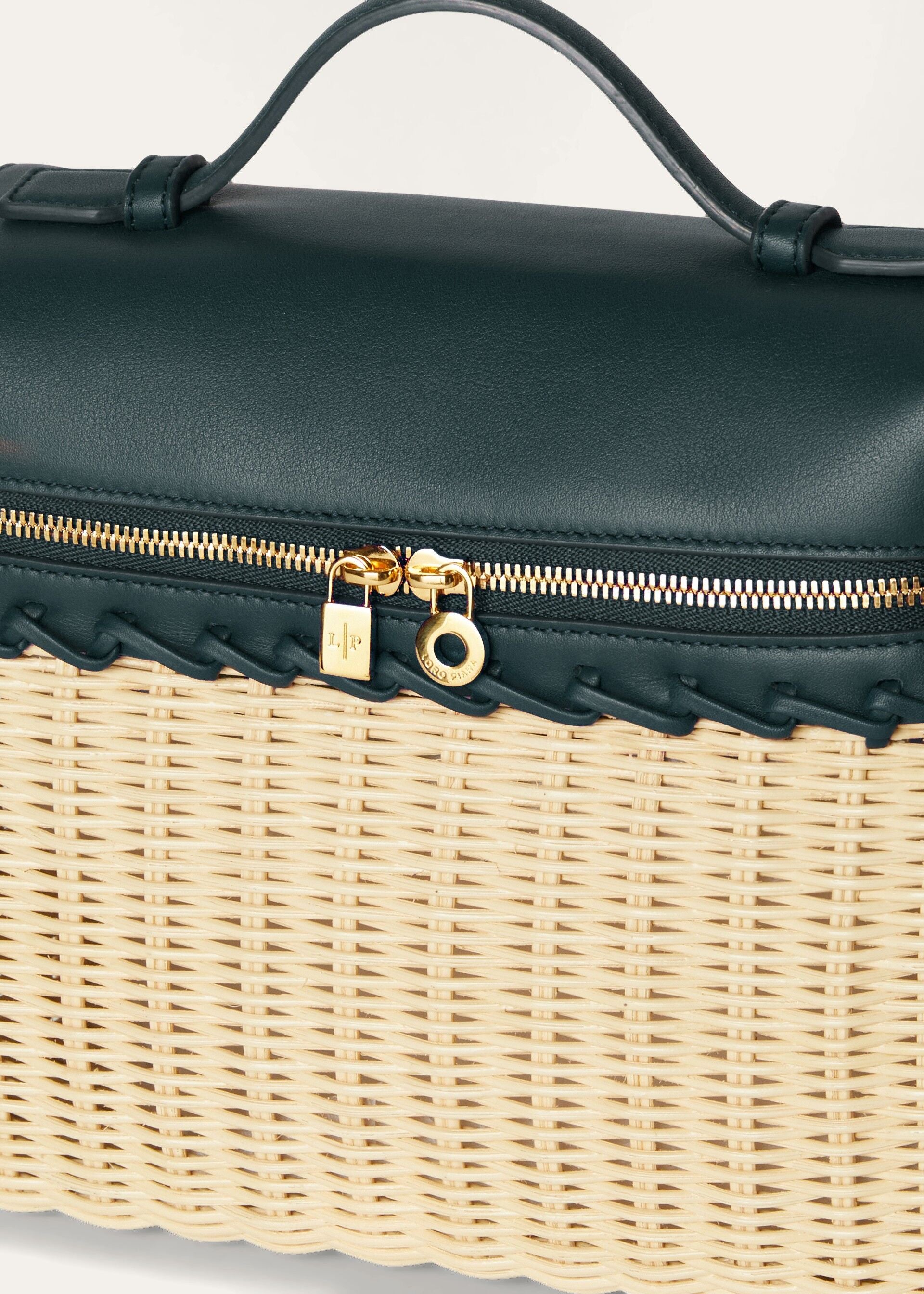 Extra Pocket L19 North-South wicker - Malt/New Petrol